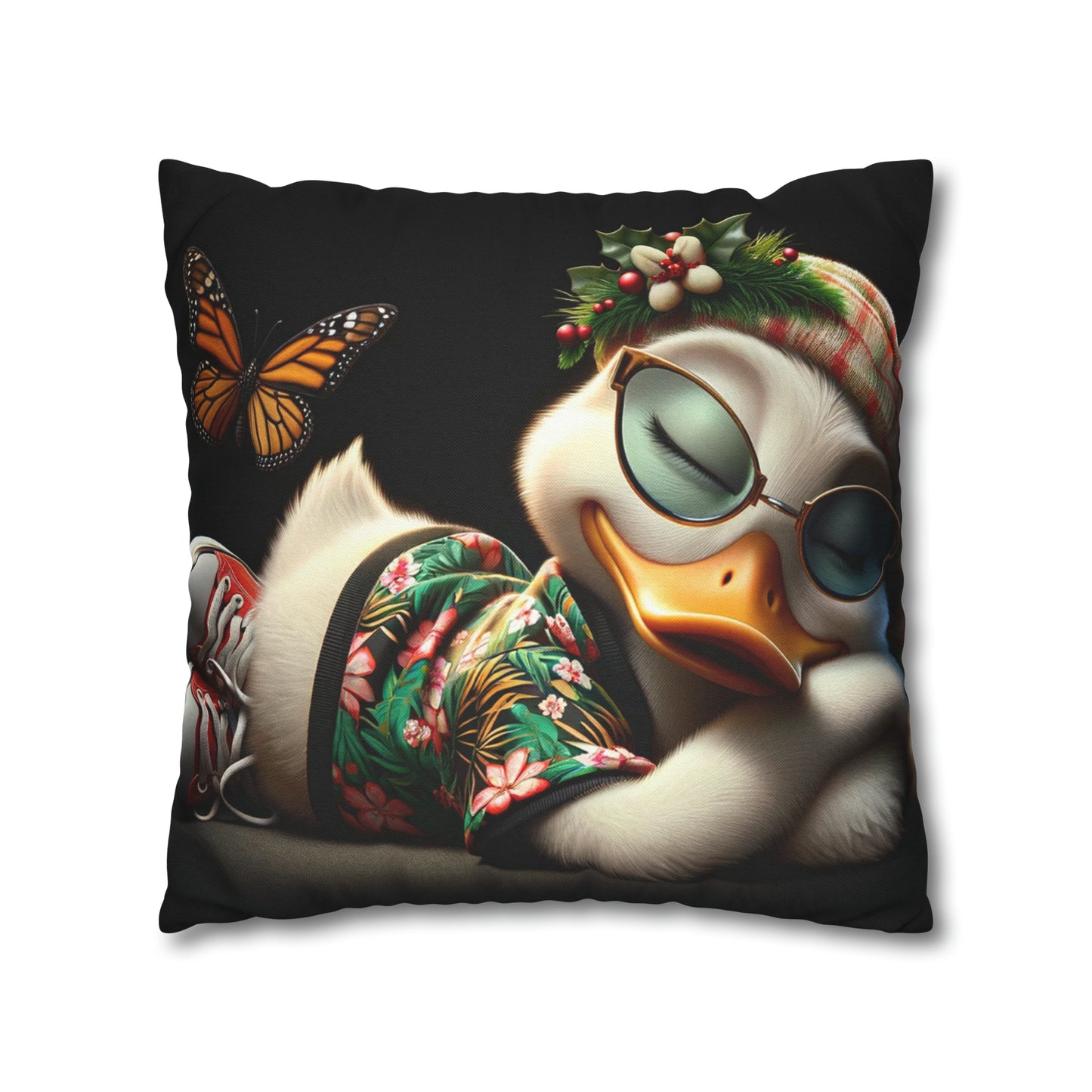 Spun Polyester Square Pillow Case by Duck Society®