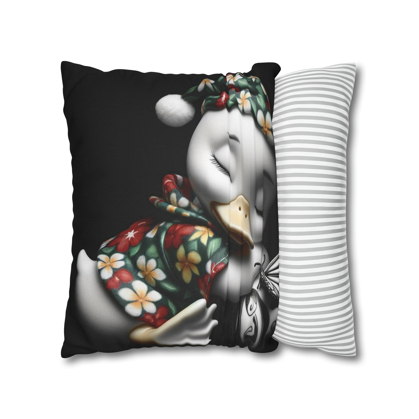 Spun Polyester Square Pillow Case by Duck Society®