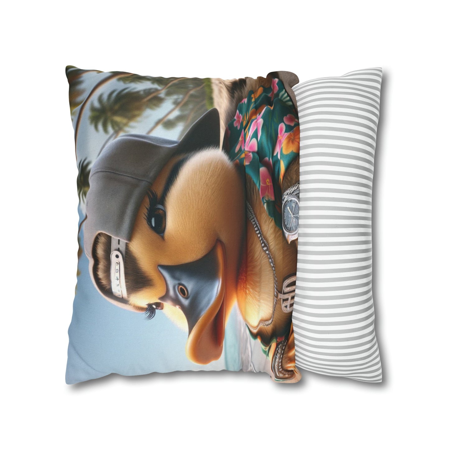 Duck Society® Square Pillow Case, Spun Polyester