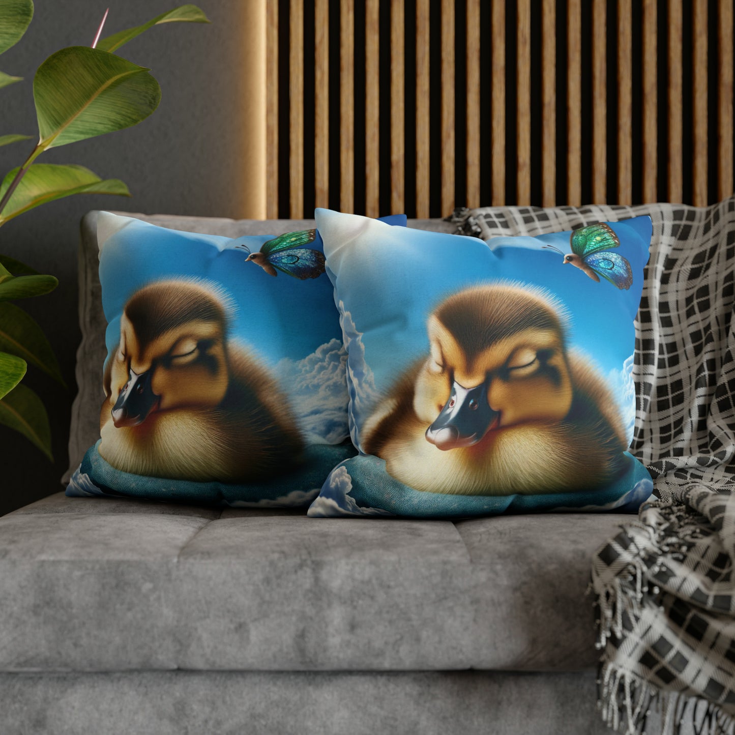 Polyester Square Pillow Case by Duck Society®