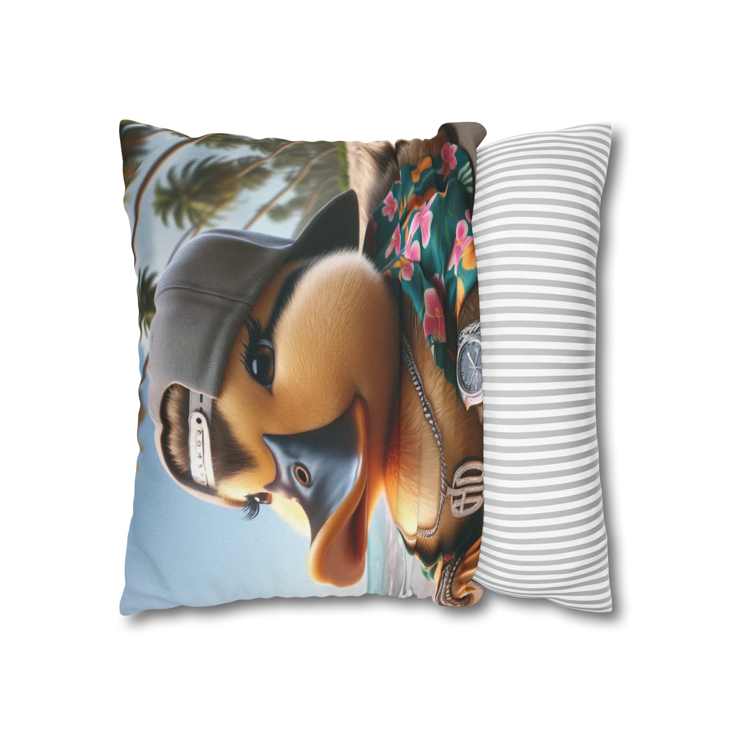 Duck Society® Square Pillow Case, Spun Polyester