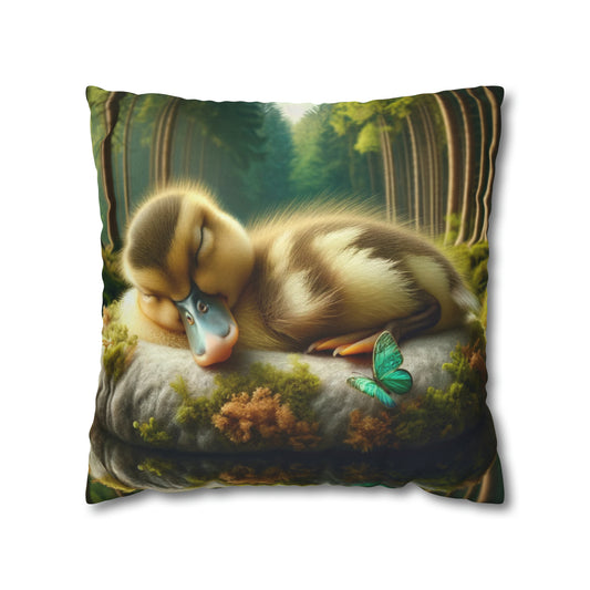 Duck Society® Square Pillow Case Spun Polyester