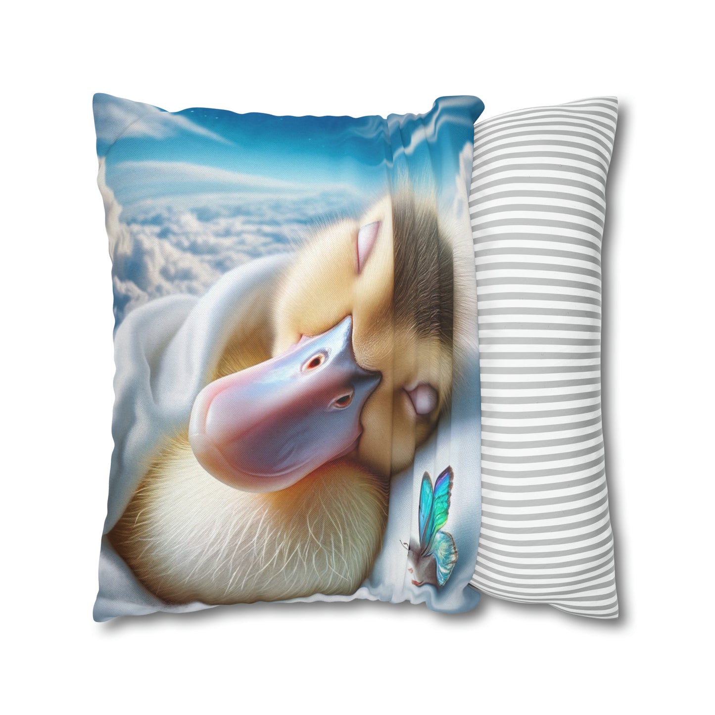 Polyester Square Pillow Case by Duck Society®