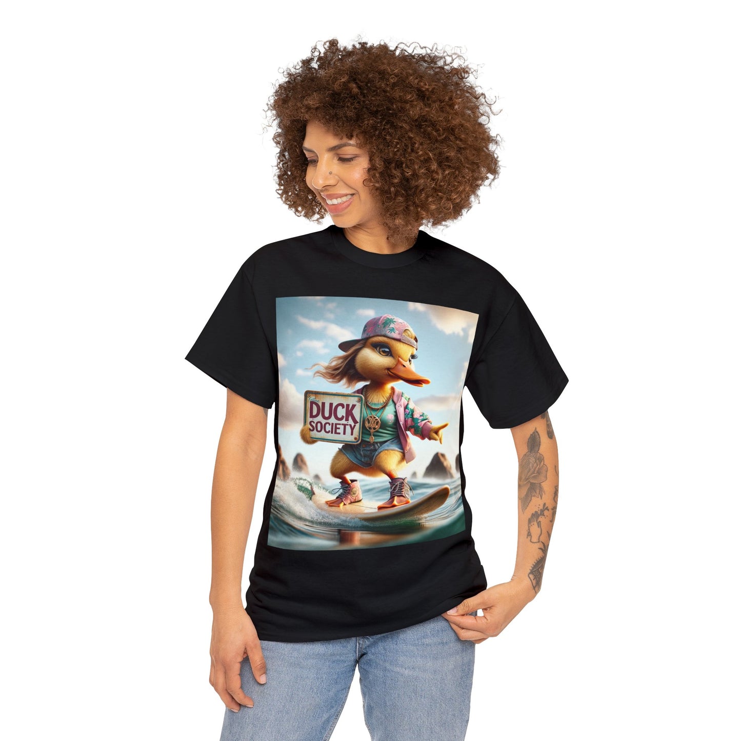 Duck Society® Unisex Heavy Cotton Tee