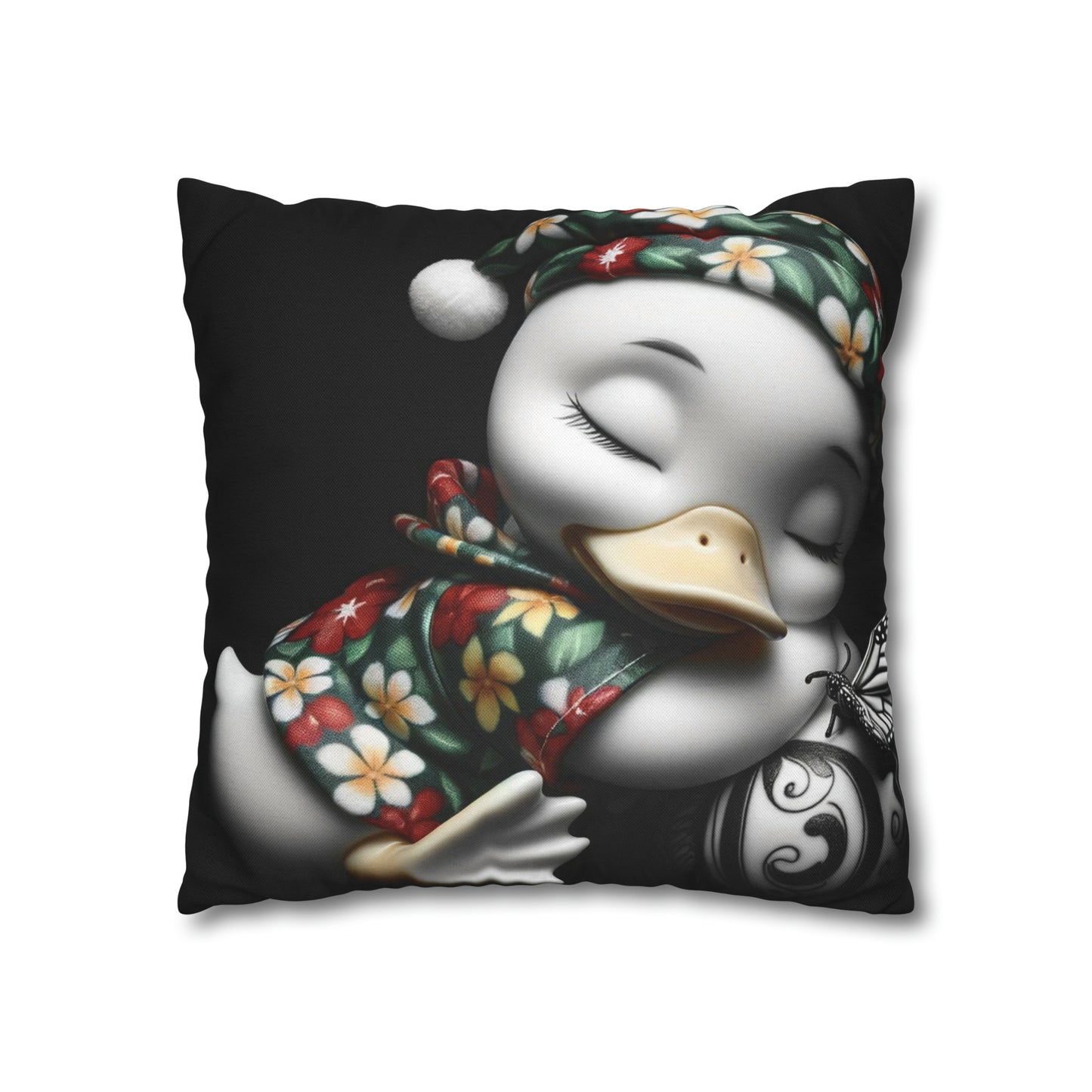 Spun Polyester Square Pillow Case by Duck Society®