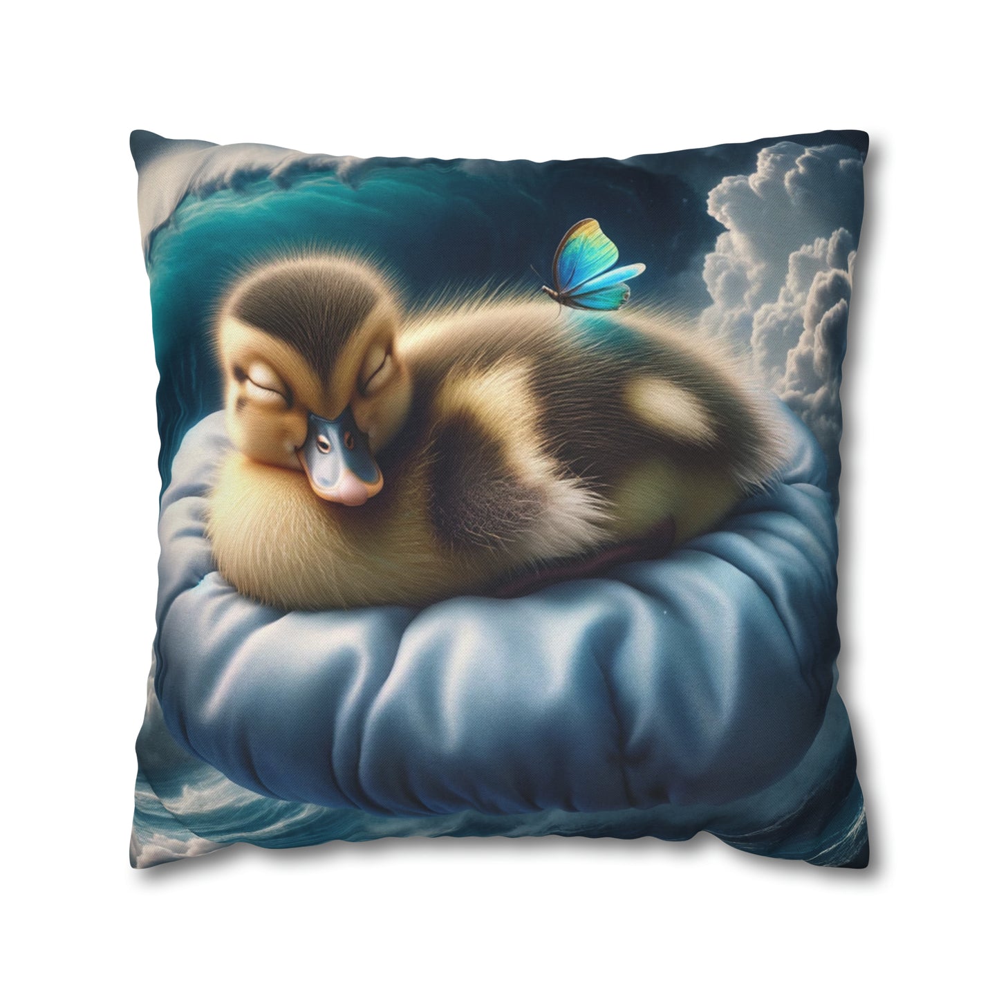 Duck Society® Square Pillow Case Spun Polyester