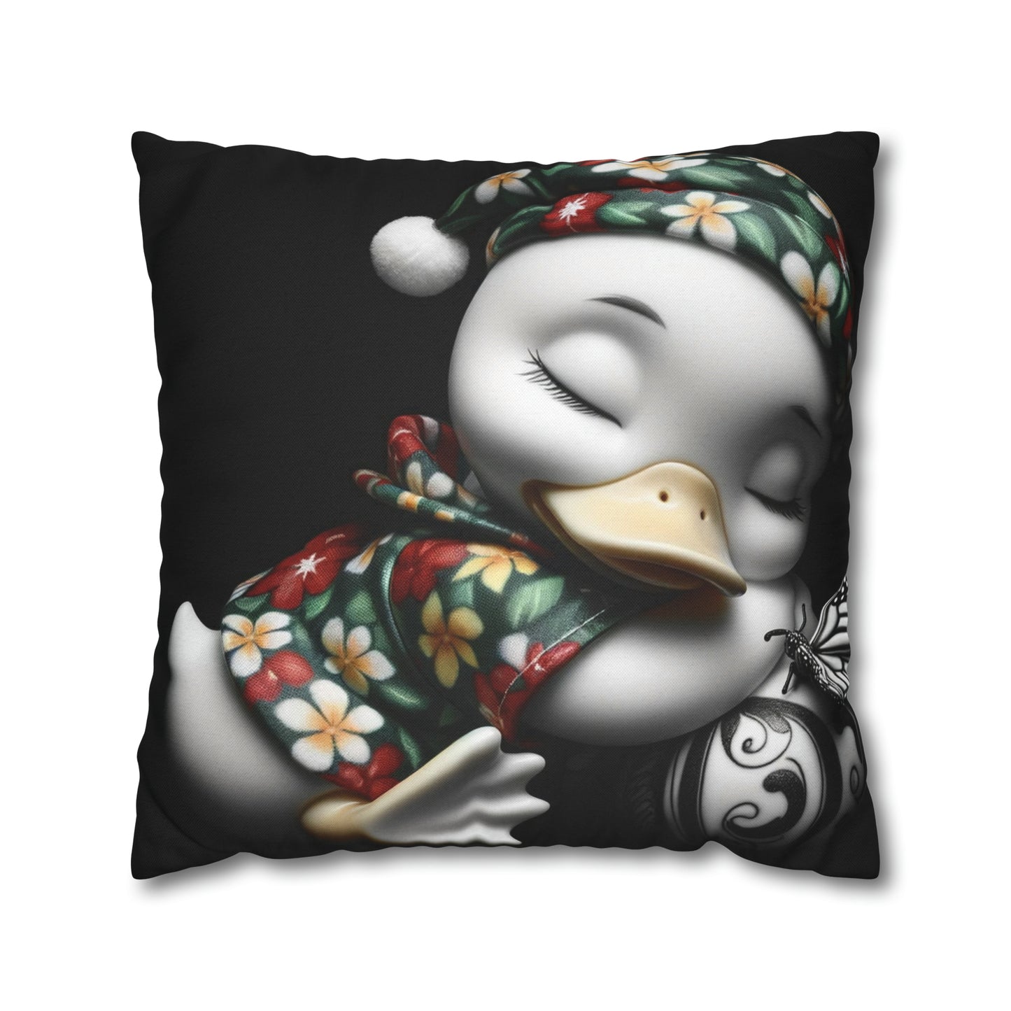 Spun Polyester Square Pillow Case by Duck Society®