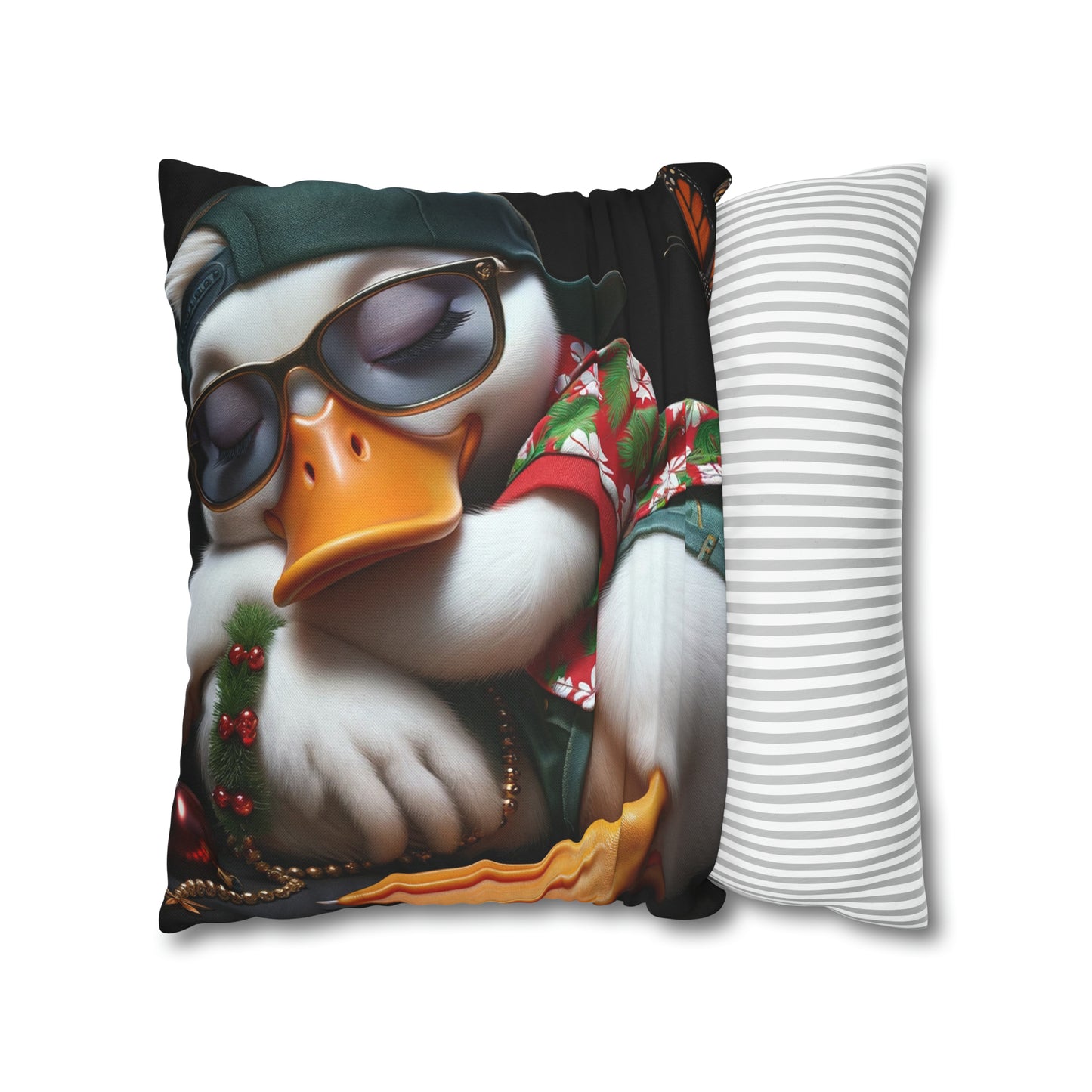 Spun Polyester Square Pillow Case by Duck Society®