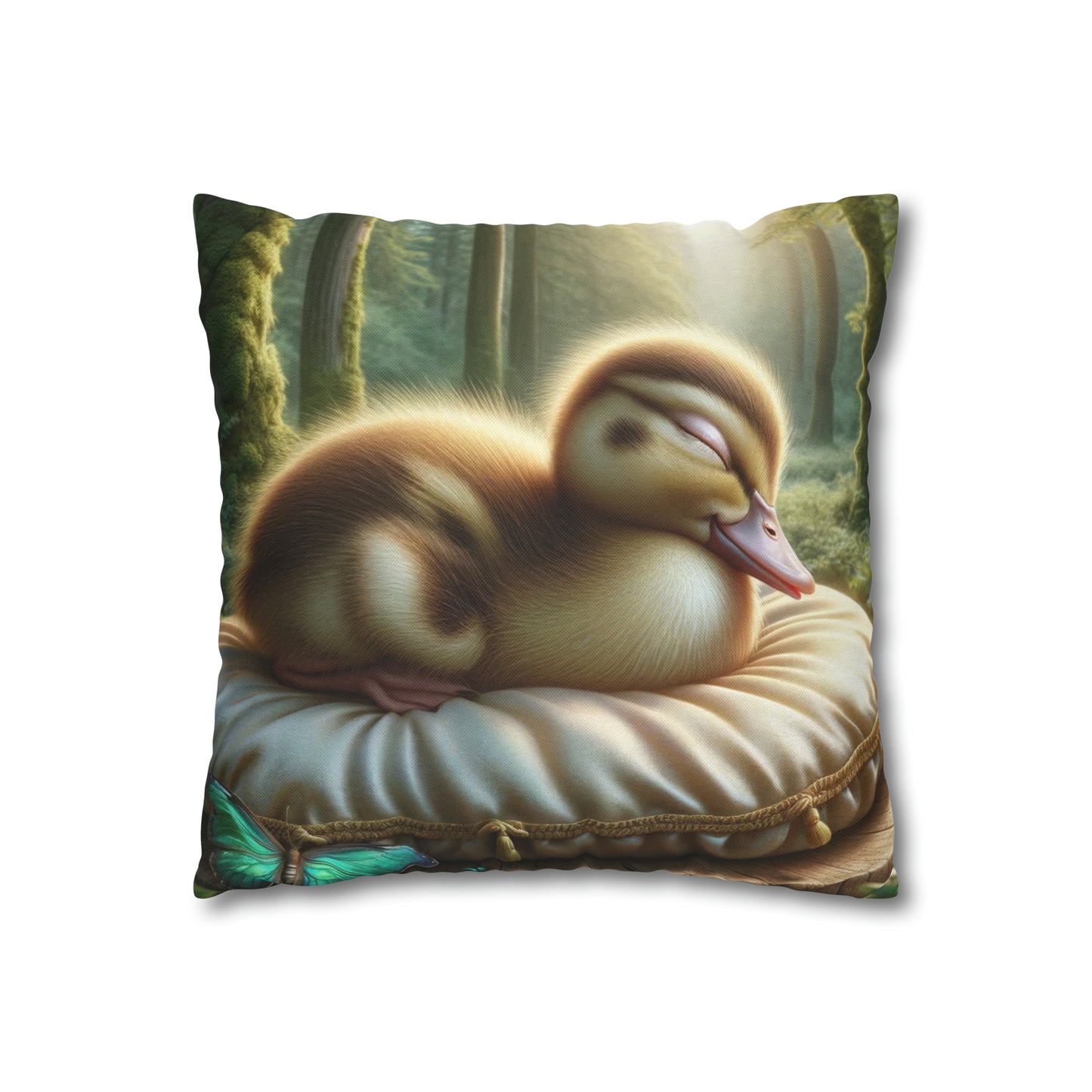 Duck Society® Square Pillow Case Spun Polyester