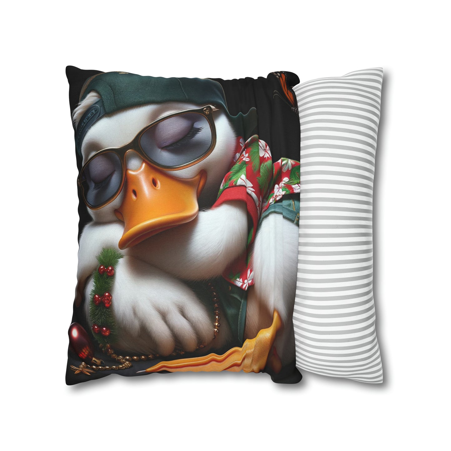 Spun Polyester Square Pillow Case by Duck Society®