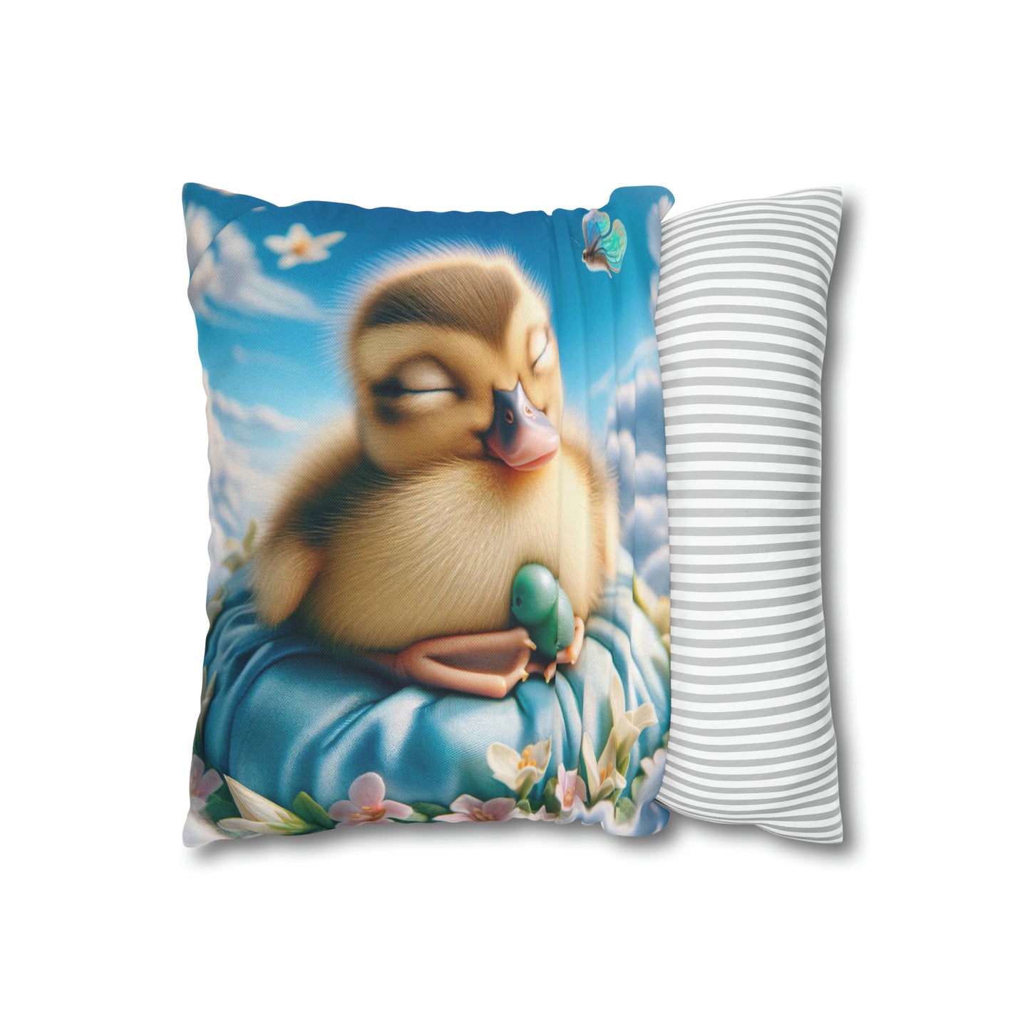 Spun Polyester Square Pillow Case by Duck Society®