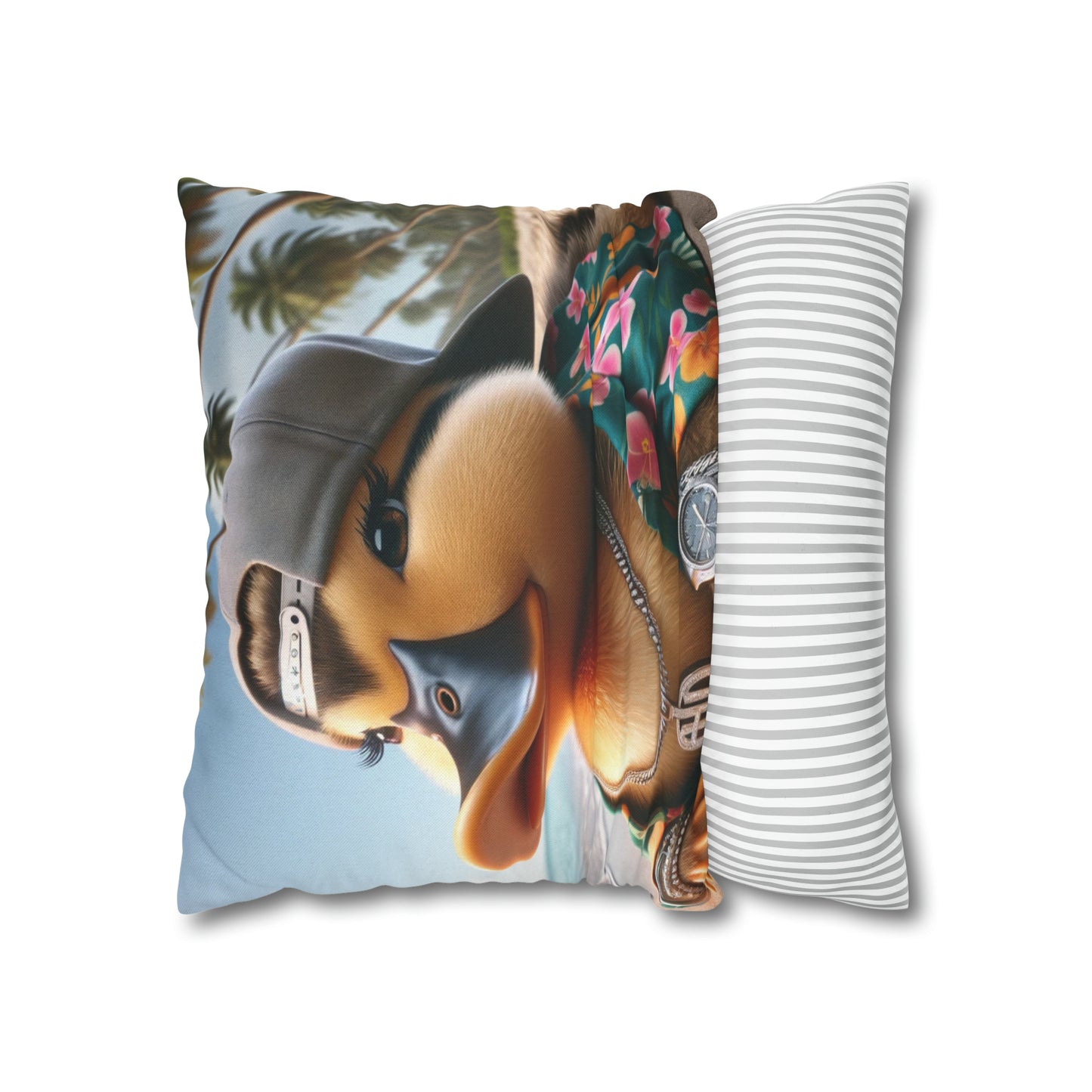 Duck Society® Square Pillow Case, Spun Polyester