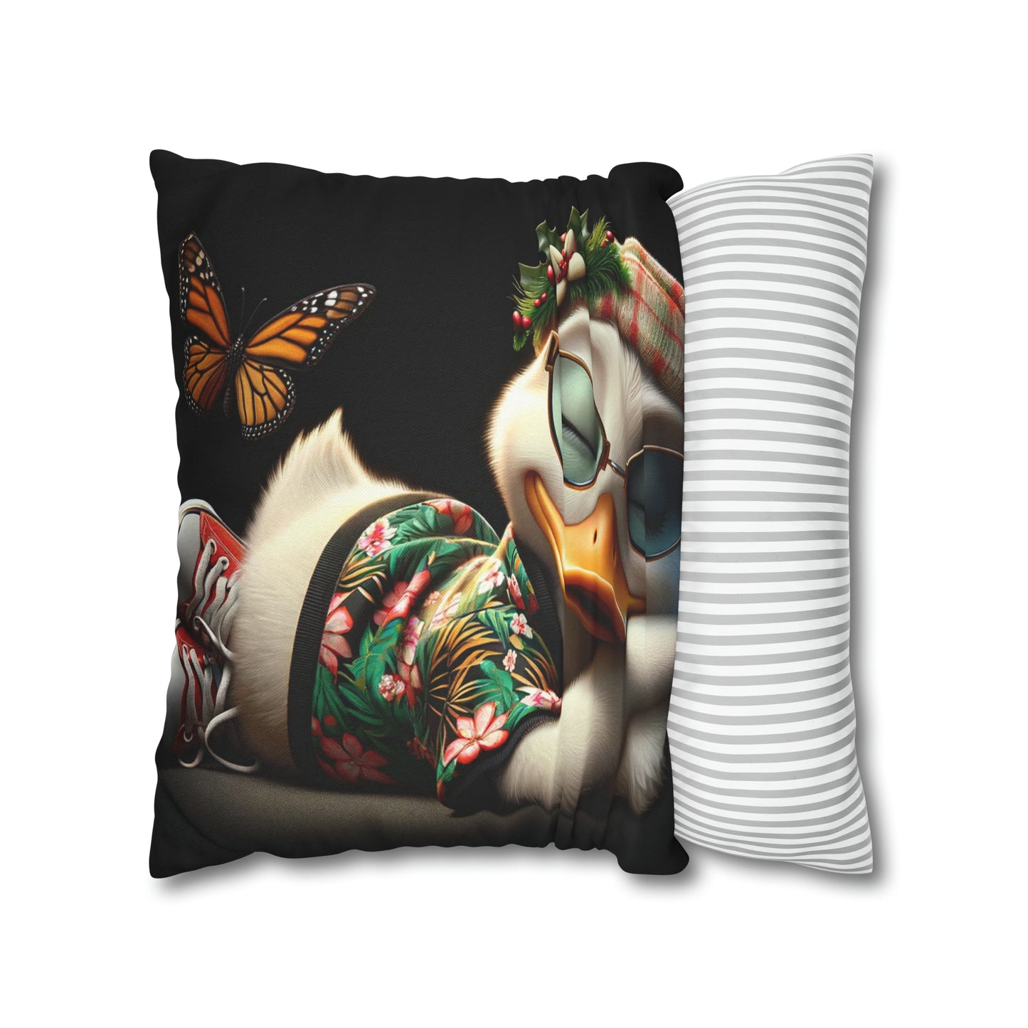 Spun Polyester Square Pillow Case by Duck Society®