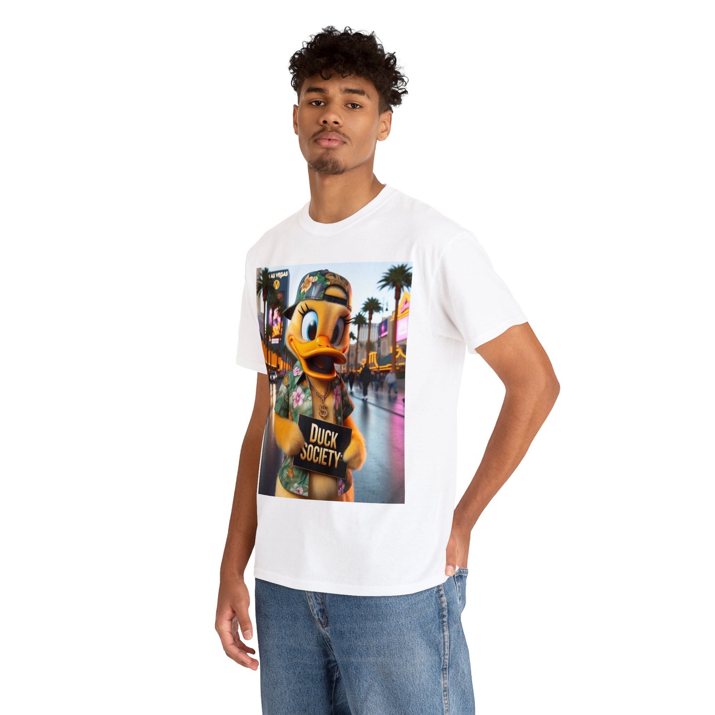 Duck Society® Unisex Heavy Cotton Tee