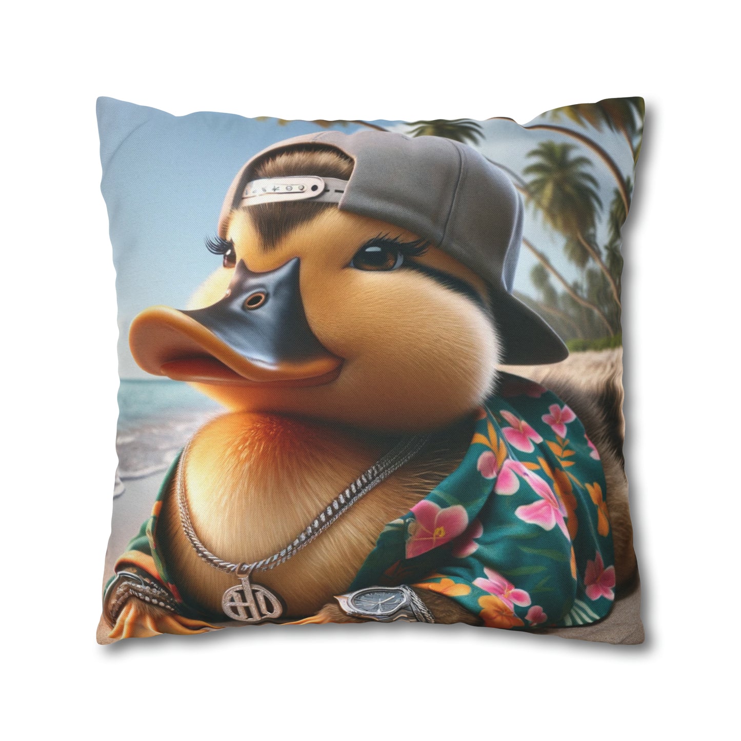 Duck Society® Square Pillow Case, Spun Polyester