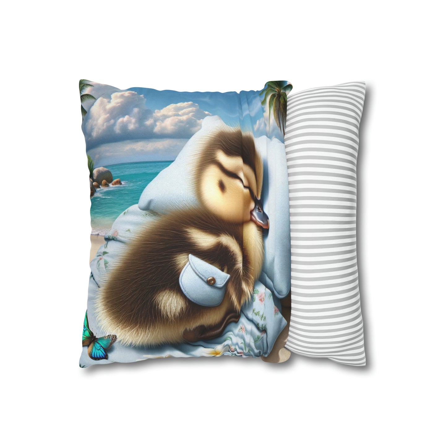 Polyester Square Pillow Case by Duck Society®