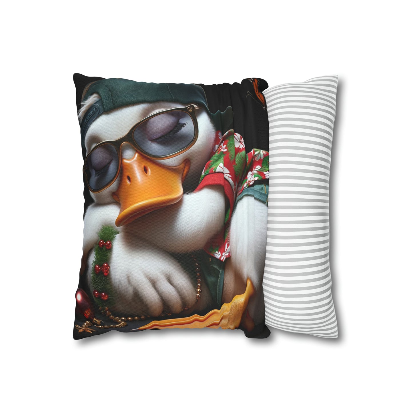 Spun Polyester Square Pillow Case by Duck Society®