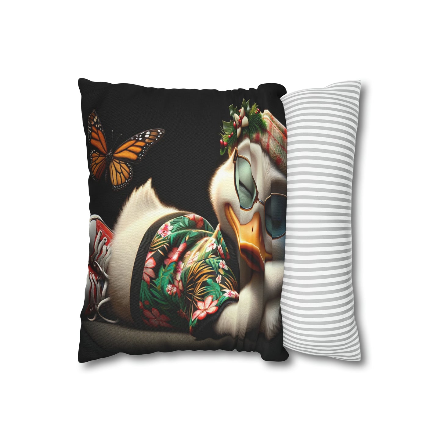 Spun Polyester Square Pillow Case by Duck Society®