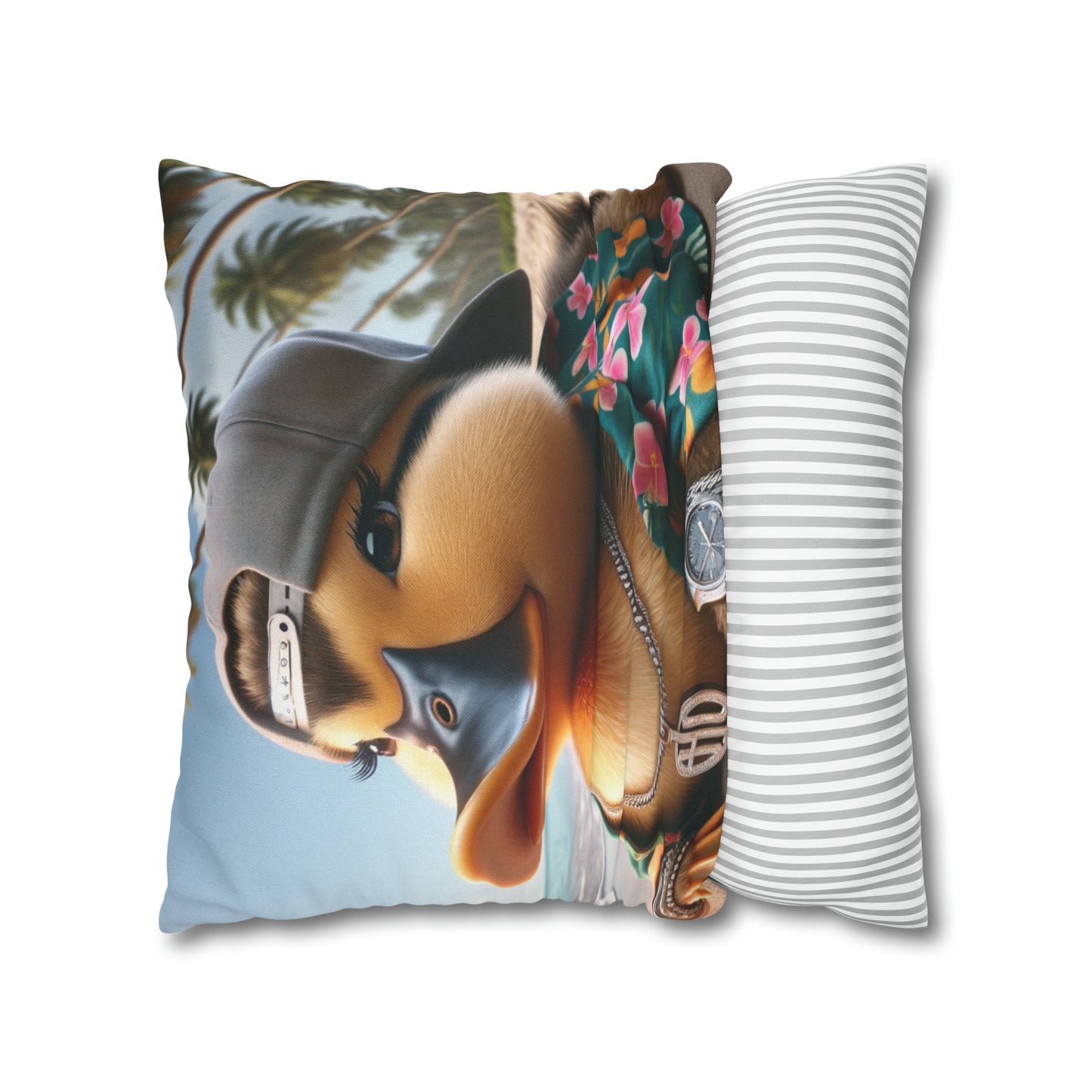 Duck Society® Square Pillow Case, Spun Polyester