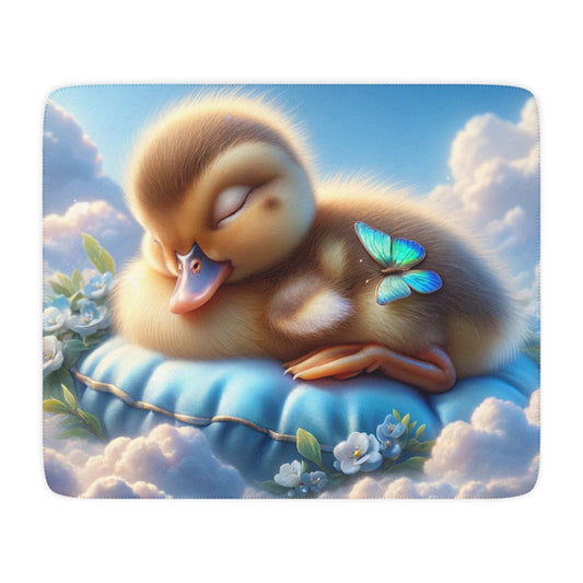 Duck Society® Tan Sherpa Blanket