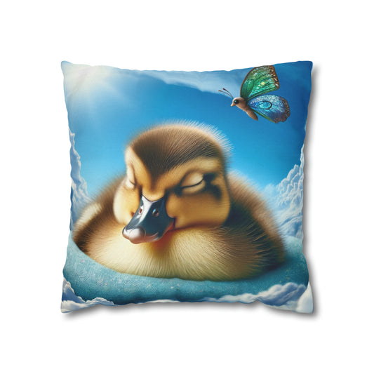 Polyester Square Pillow Case by Duck Society®