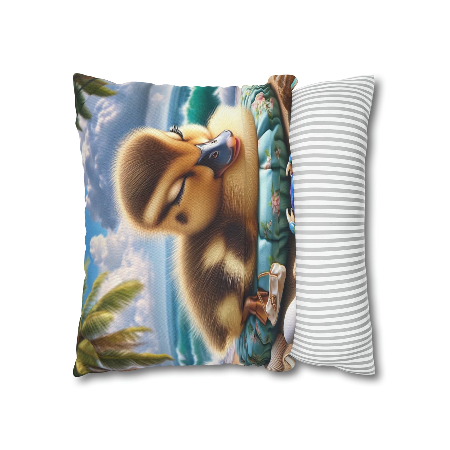 Duck Society® Square Pillow Case Spun Polyester