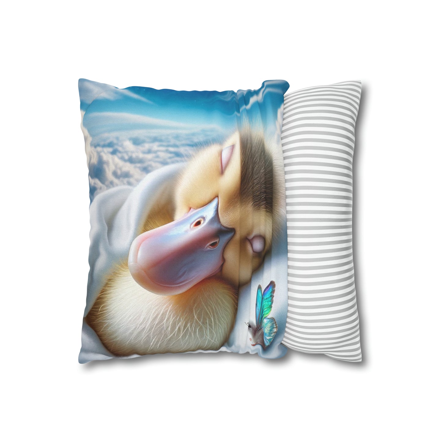 Polyester Square Pillow Case by Duck Society®