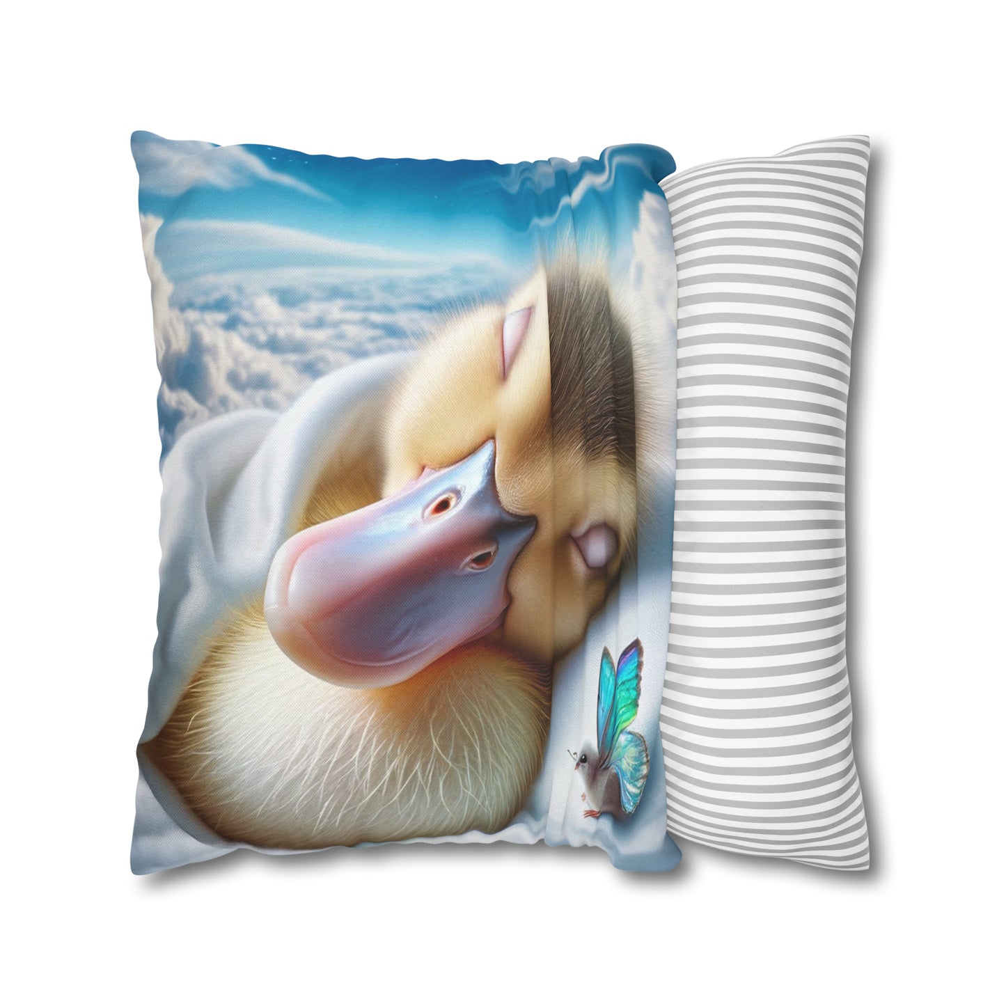 Polyester Square Pillow Case by Duck Society®