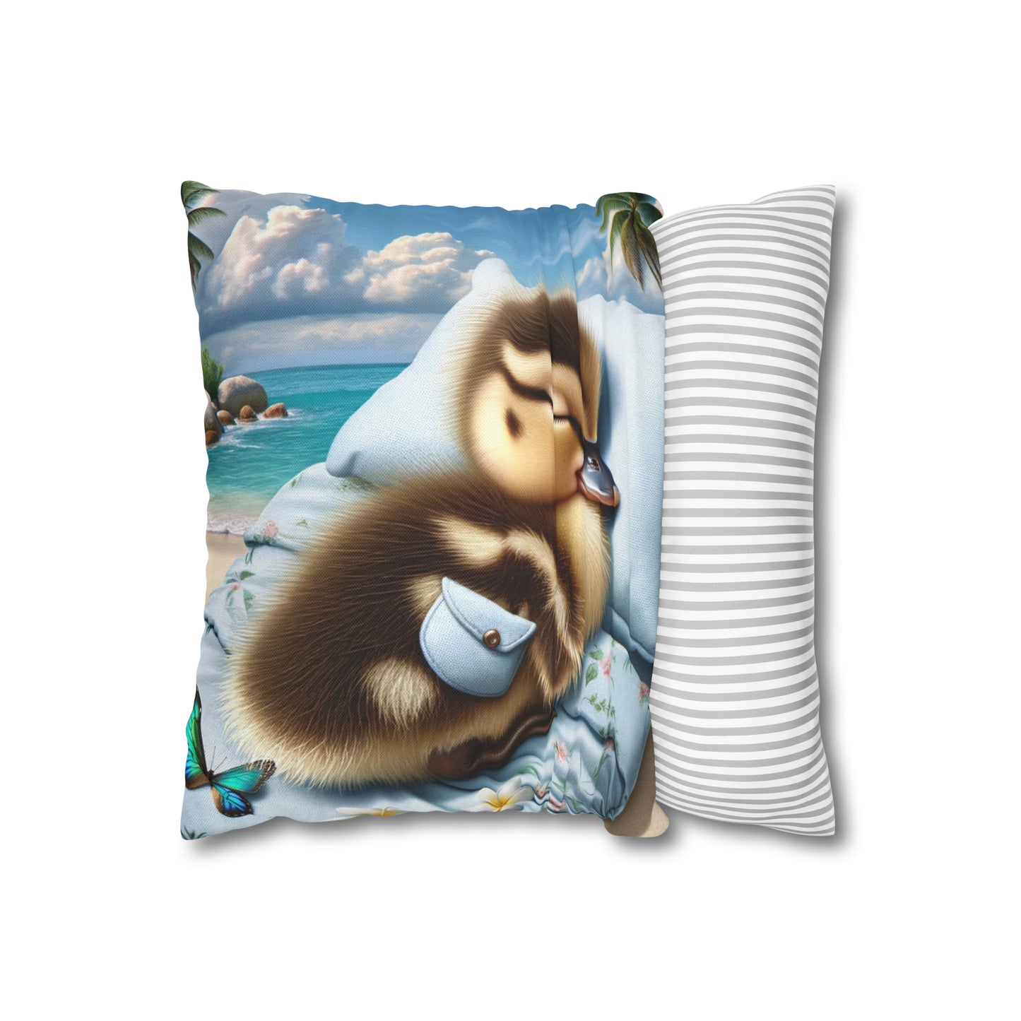 Polyester Square Pillow Case by Duck Society®