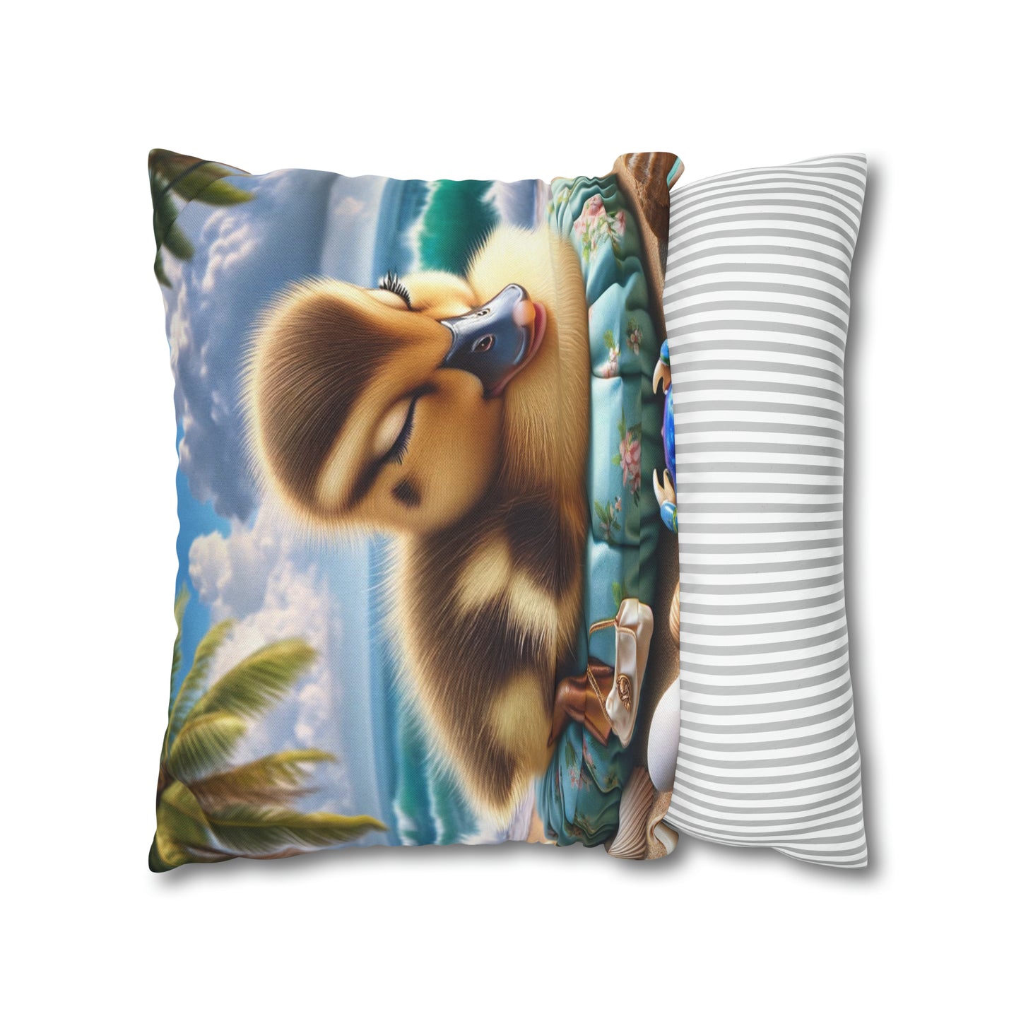 Duck Society® Square Pillow Case Spun Polyester