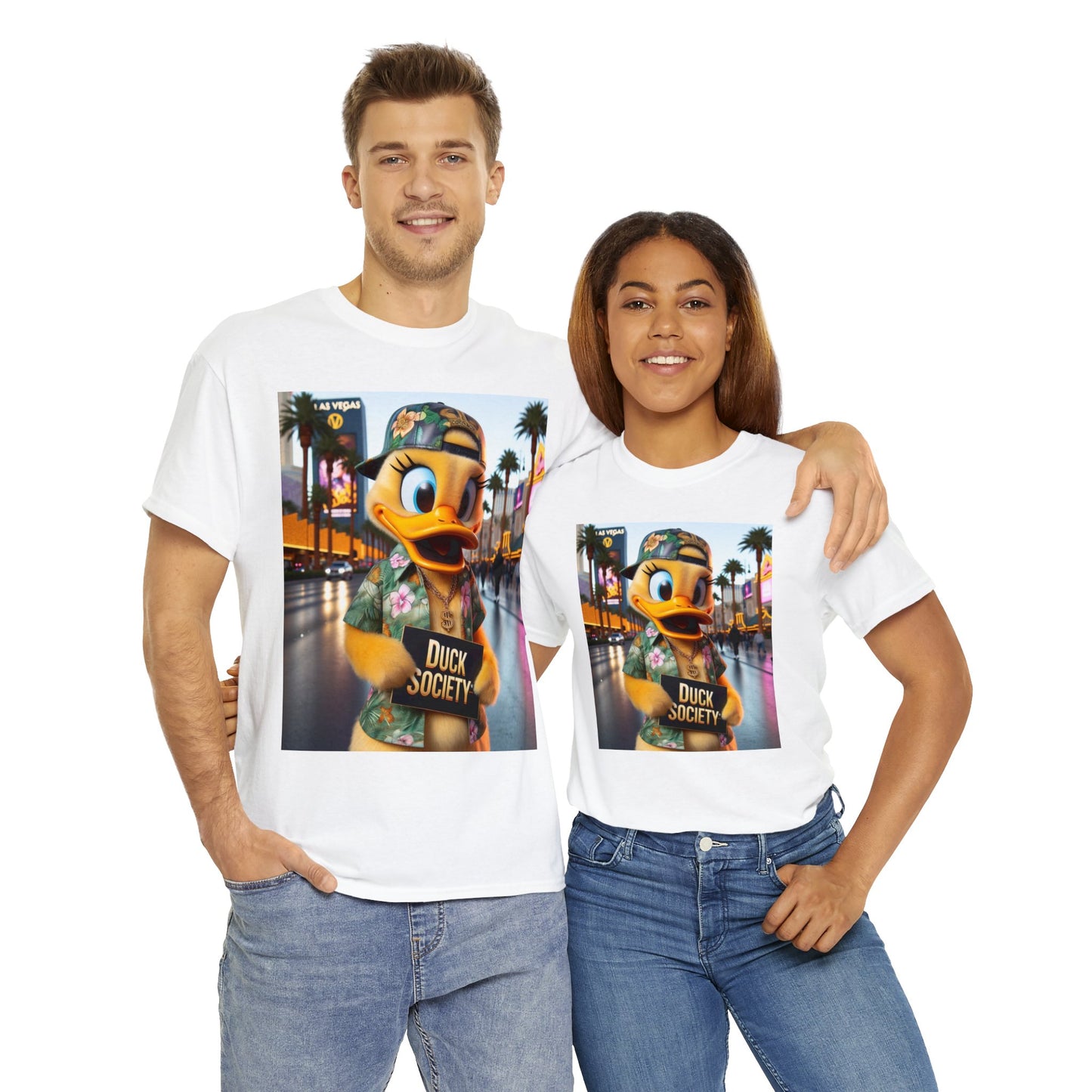 Duck Society® Unisex Heavy Cotton Tee