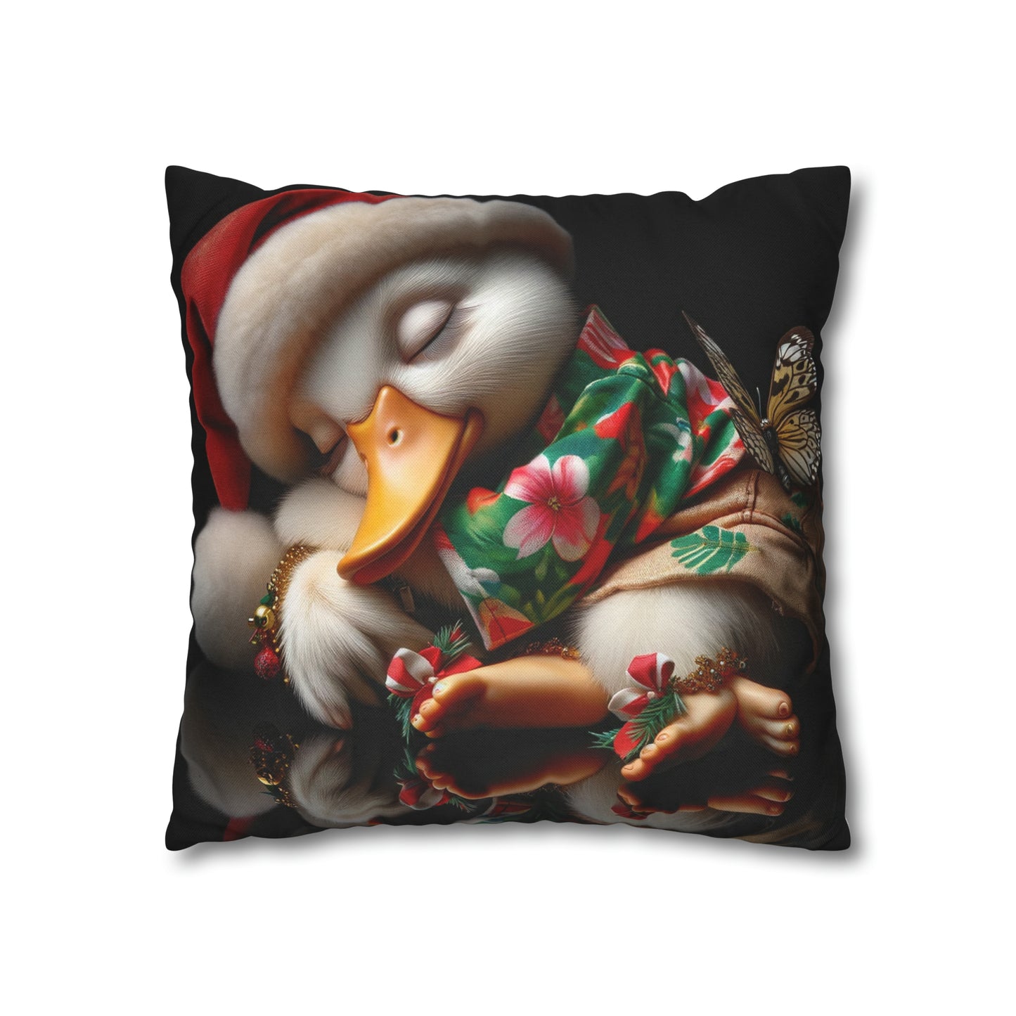 Duck Society® Spun Polyester Square Pillow Case