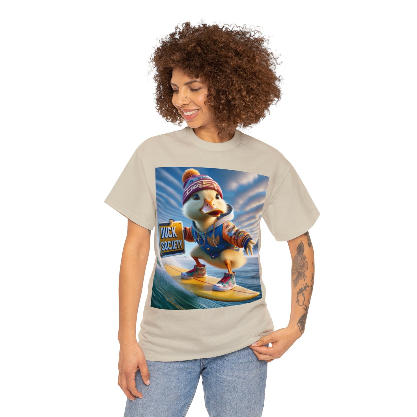 Duck Society® Unisex Heavy Cotton Tee