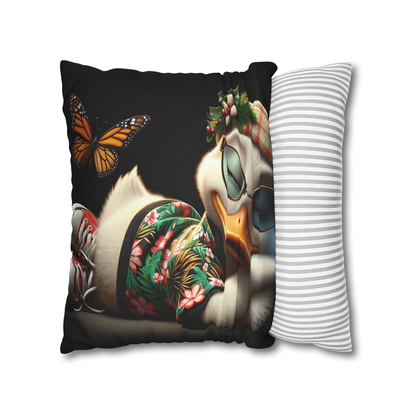 Spun Polyester Square Pillow Case by Duck Society®