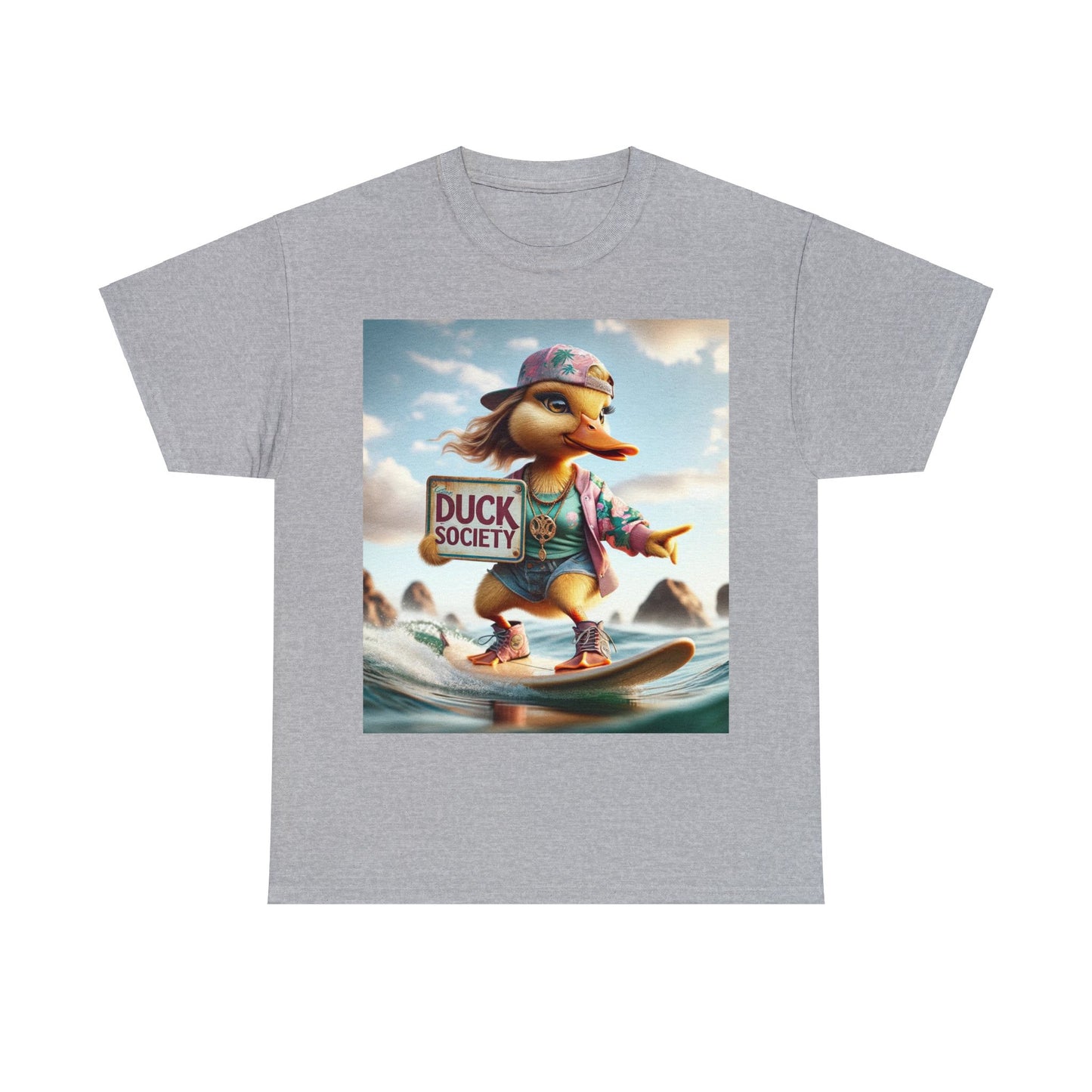 Duck Society® Unisex Heavy Cotton Tee