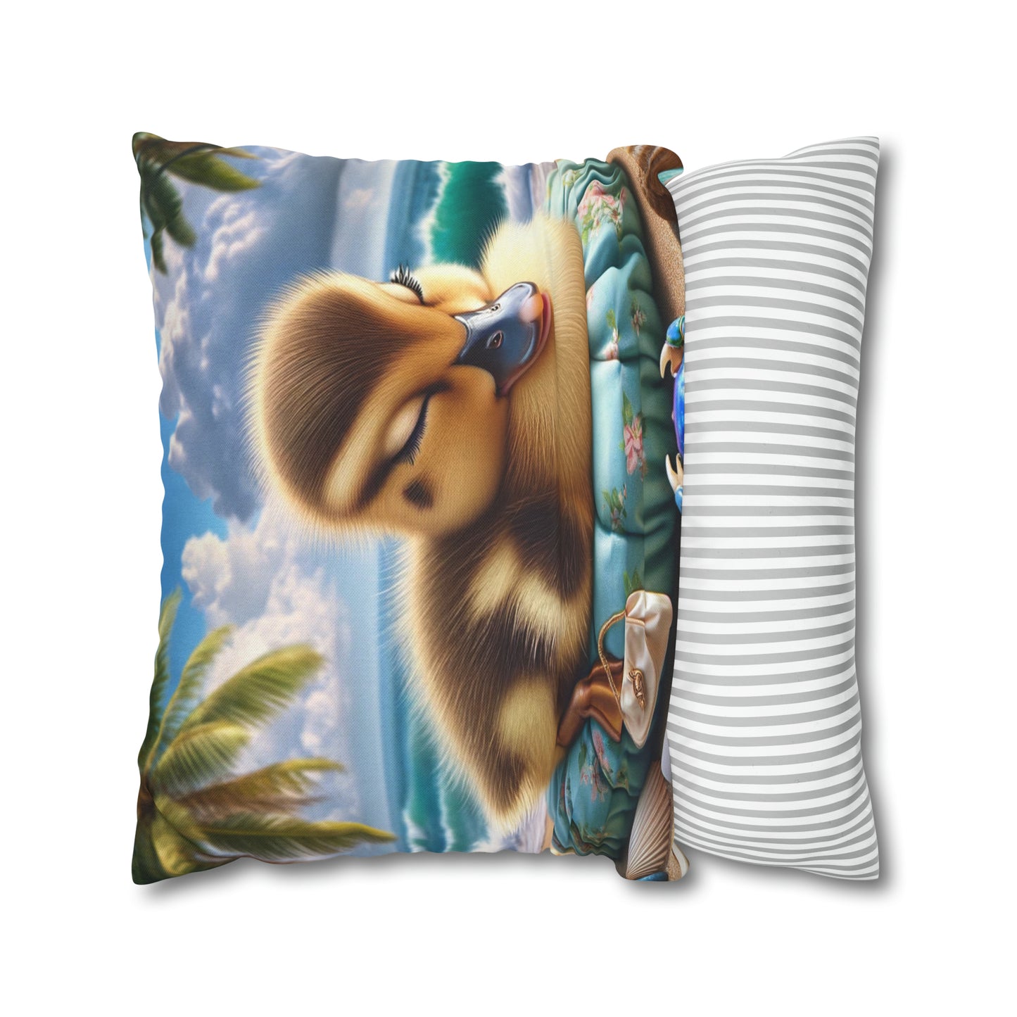 Duck Society® Square Pillow Case Spun Polyester