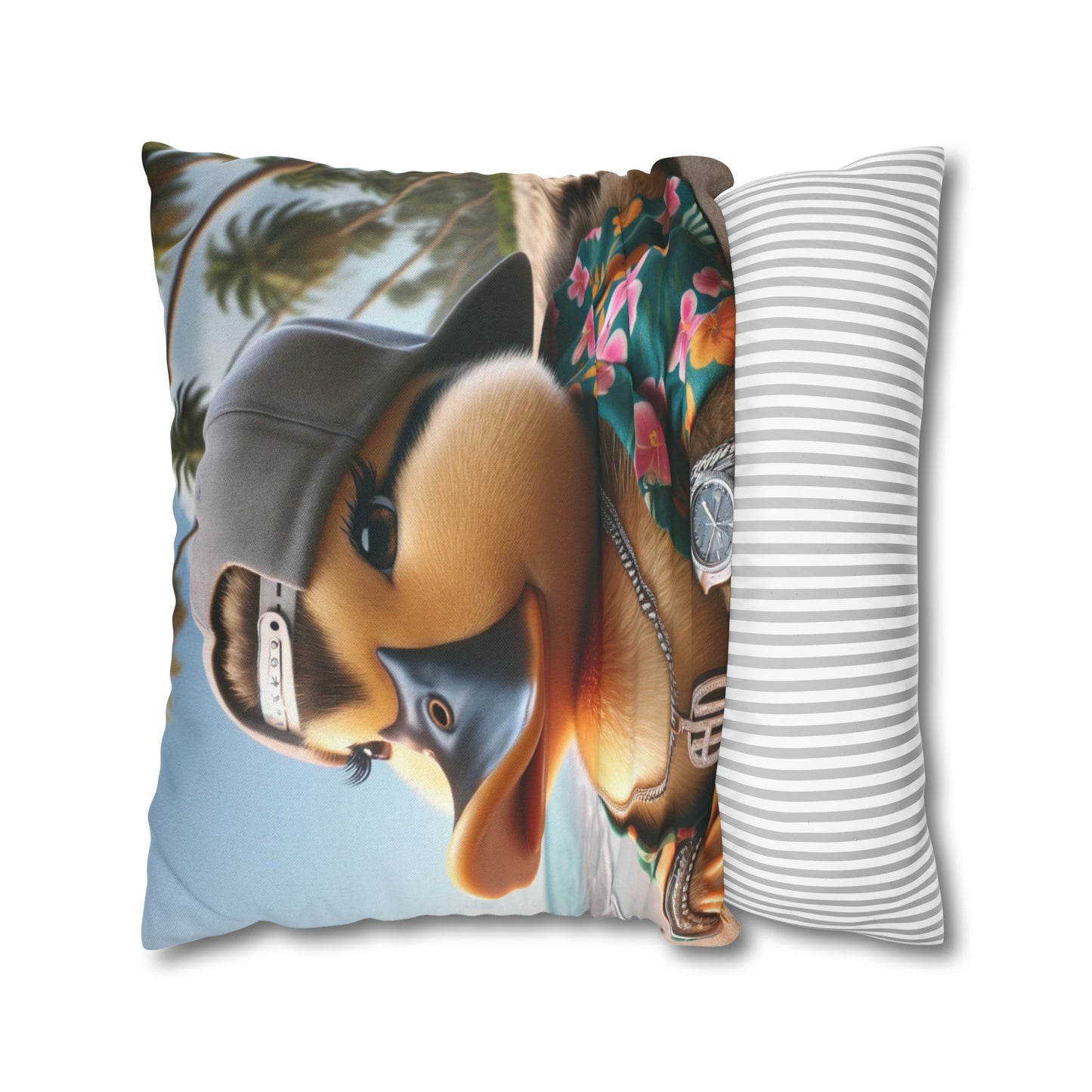 Duck Society® Square Pillow Case, Spun Polyester