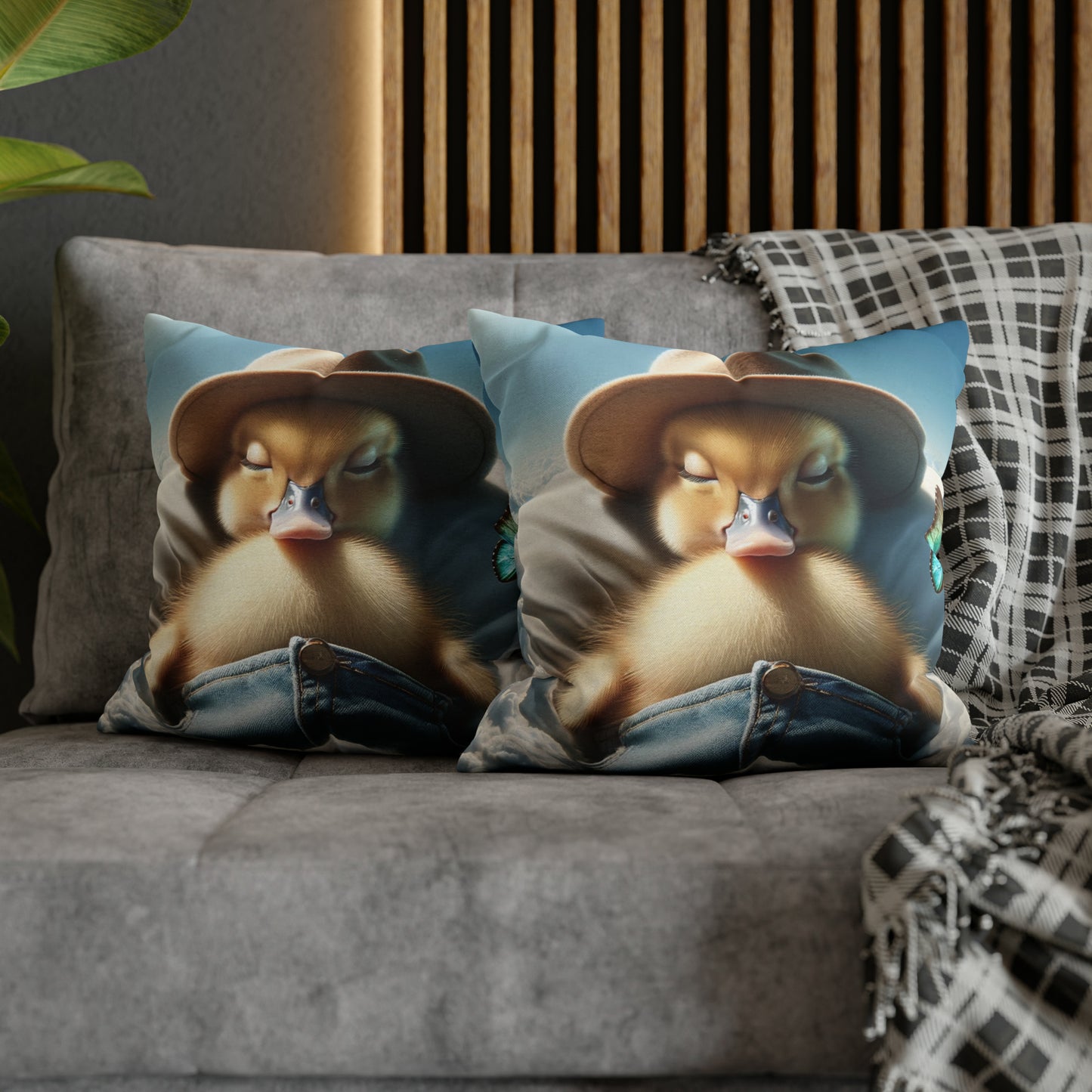 Polyester Square Pillow Case by Duck Society®