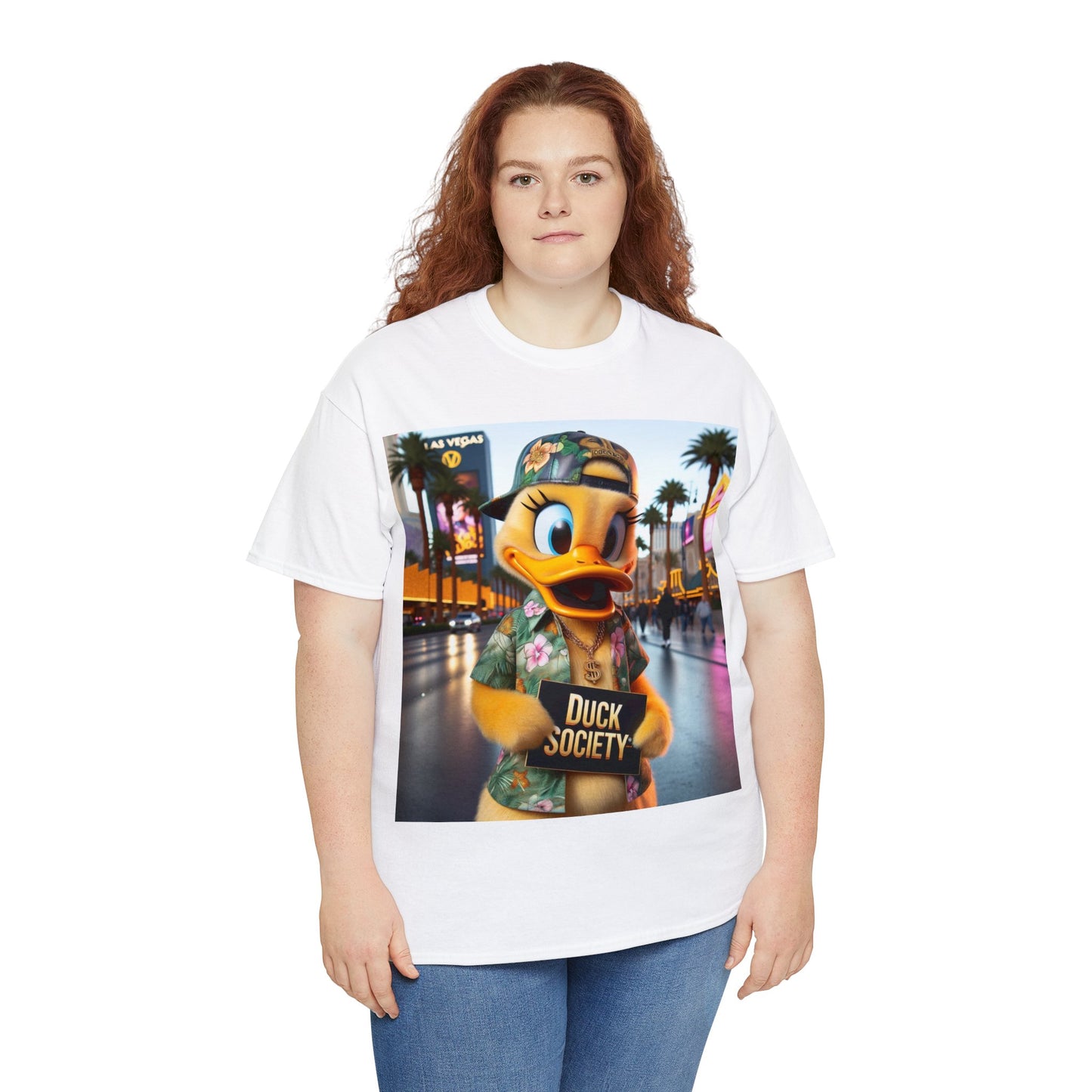 Duck Society® Unisex Heavy Cotton Tee