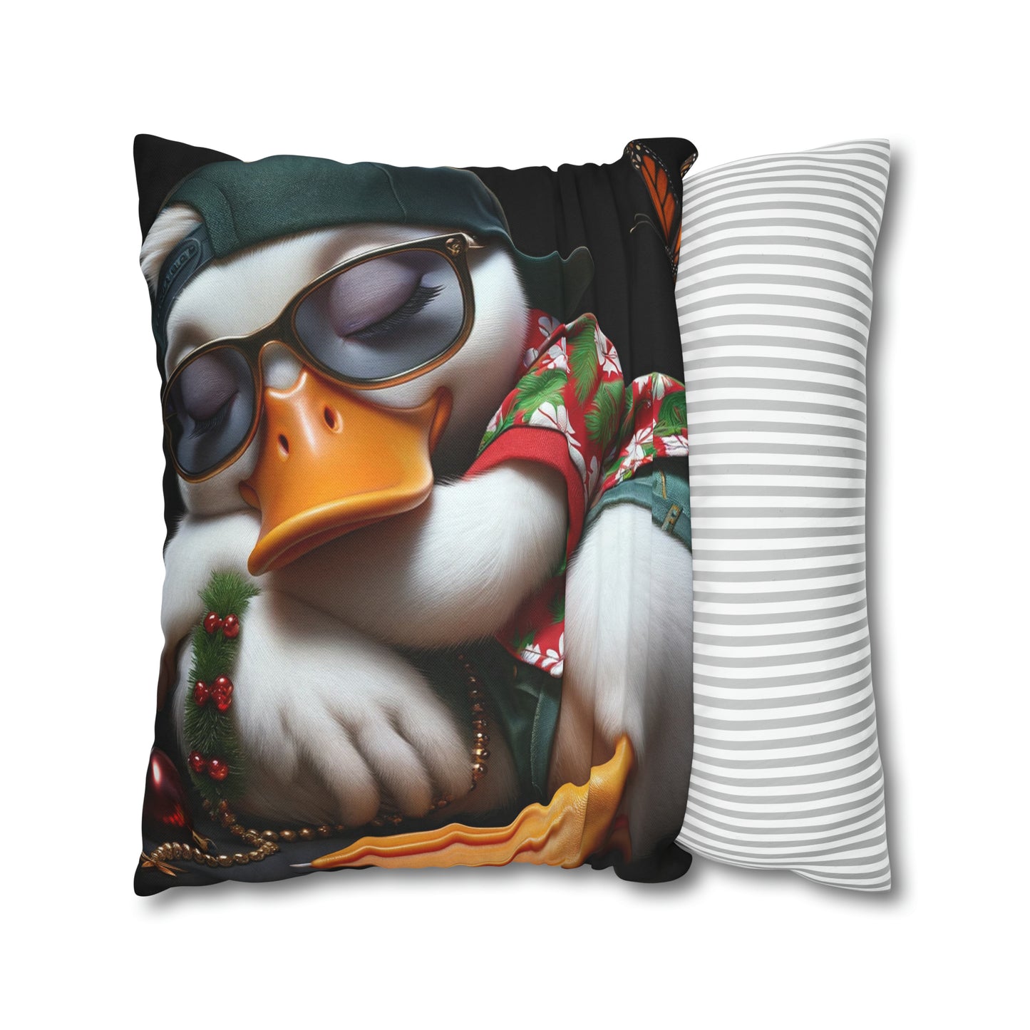 Spun Polyester Square Pillow Case by Duck Society®