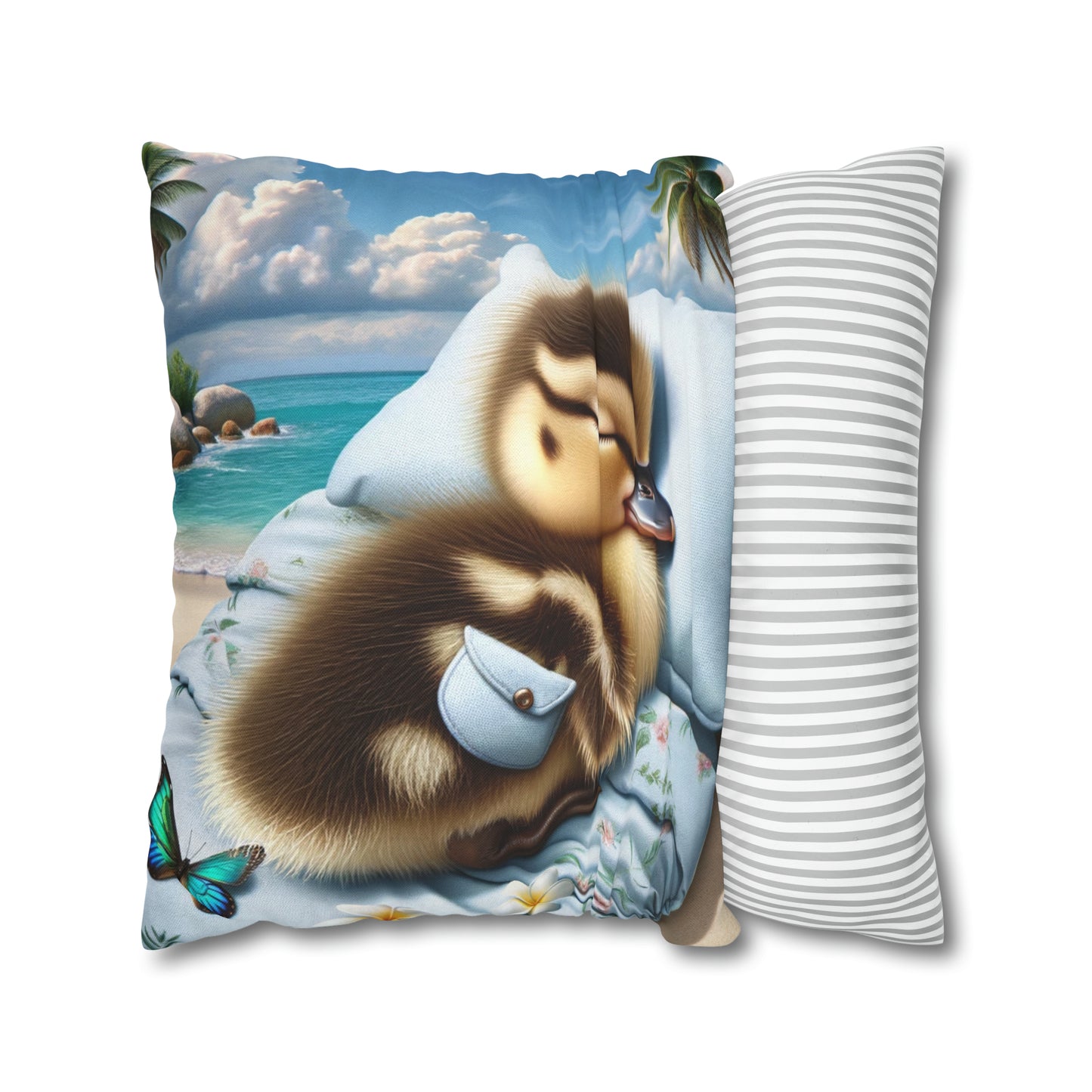 Polyester Square Pillow Case by Duck Society®