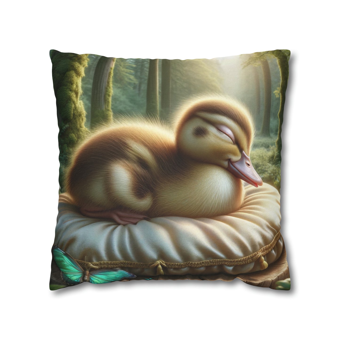 Duck Society® Square Pillow Case Spun Polyester