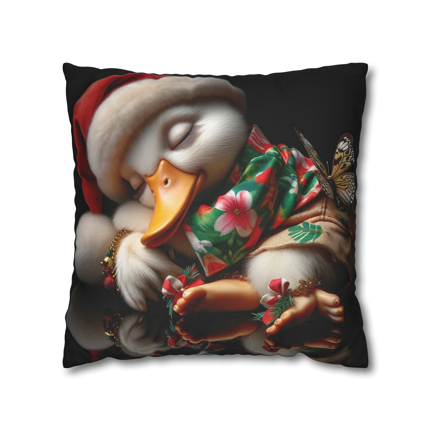 Duck Society® Spun Polyester Square Pillow Case