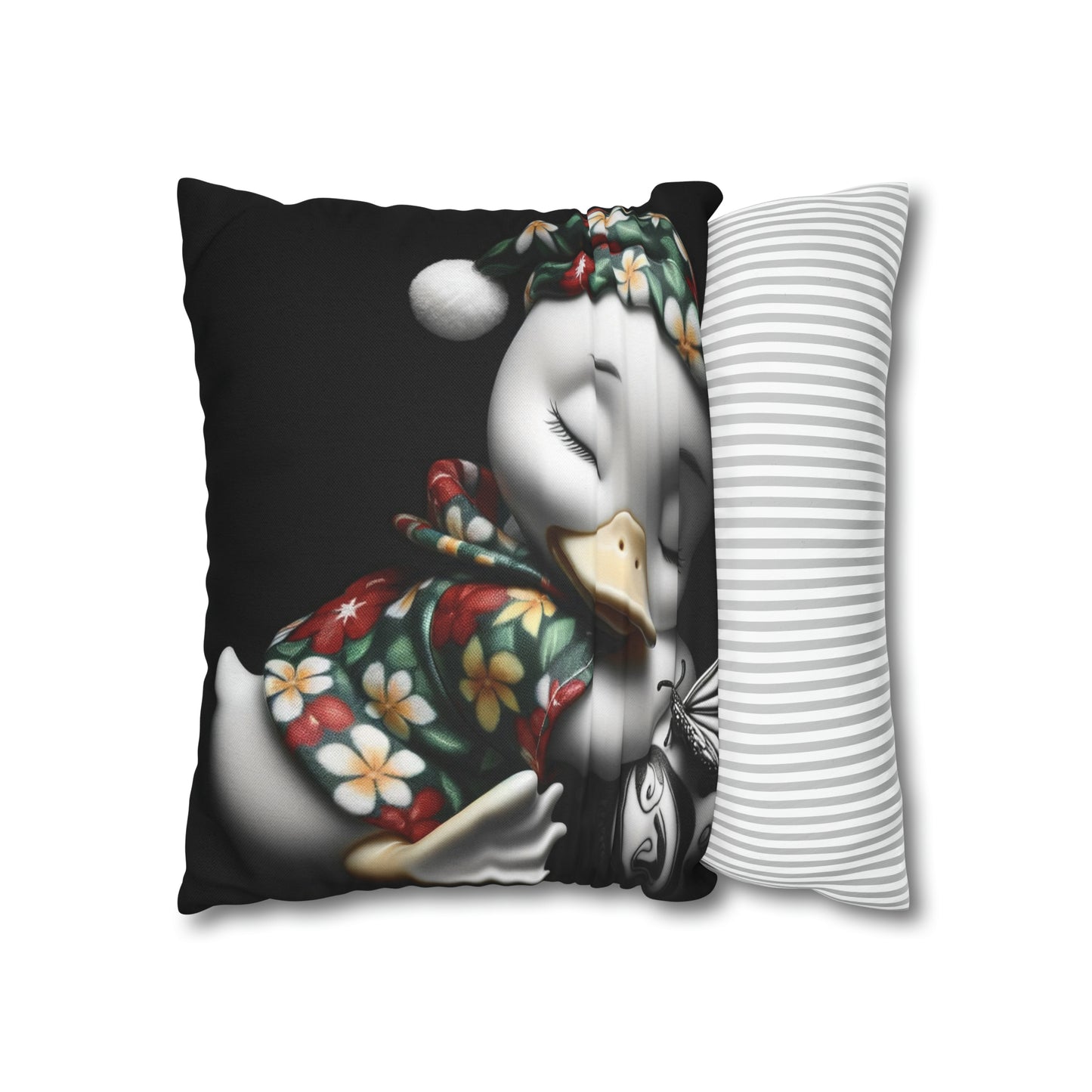 Spun Polyester Square Pillow Case by Duck Society®