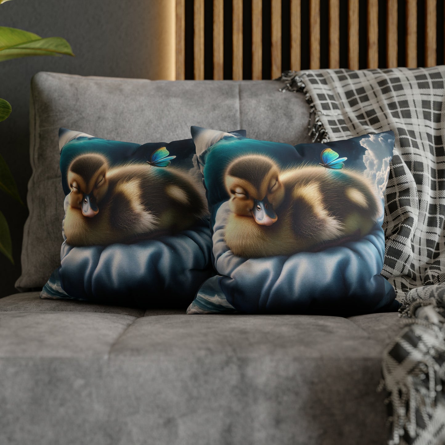 Duck Society® Square Pillow Case Spun Polyester