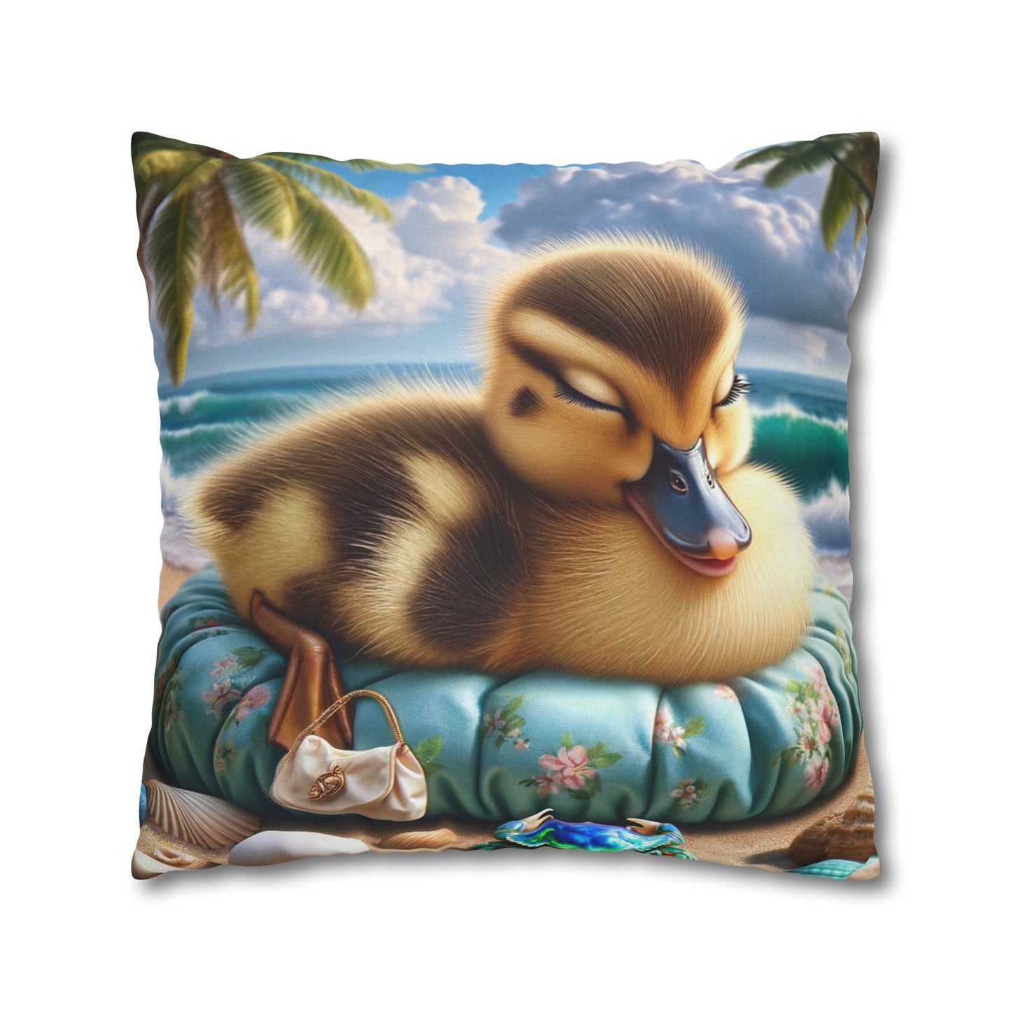 Duck Society® Square Pillow Case Spun Polyester