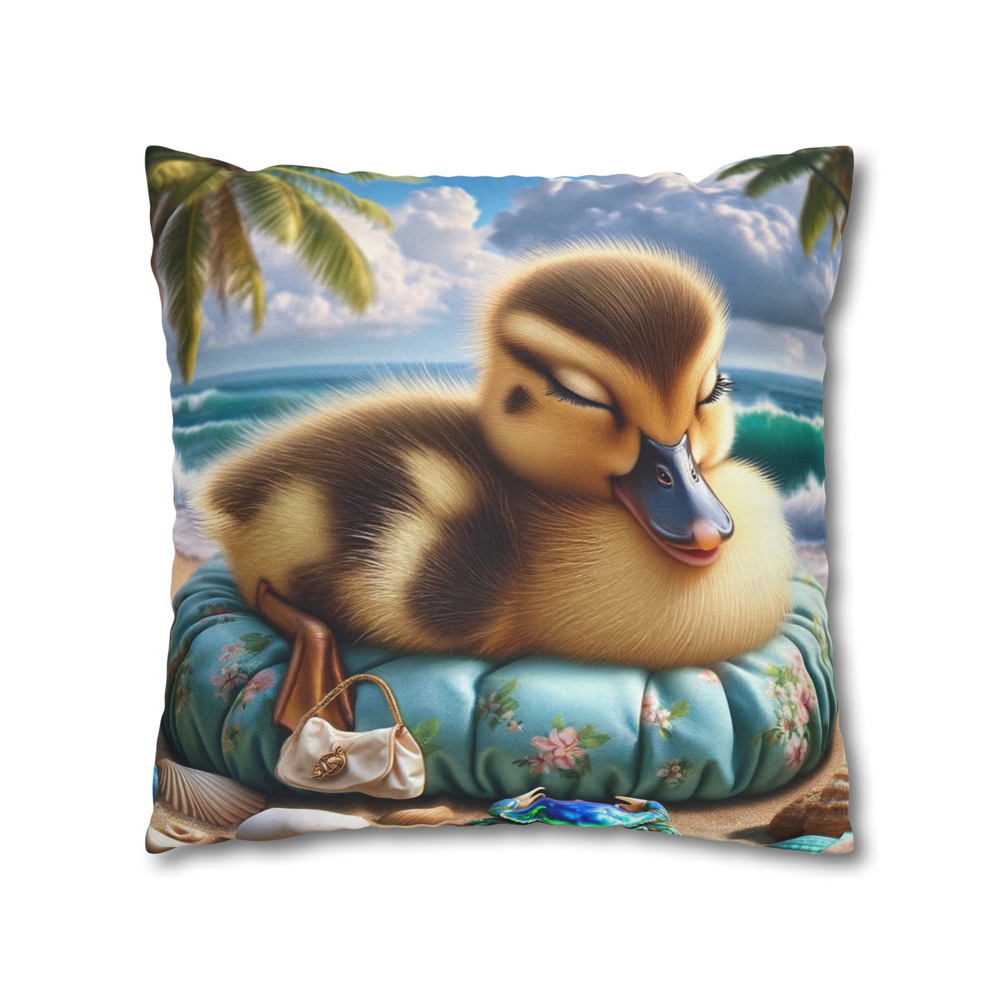 Duck Society® Square Pillow Case Spun Polyester