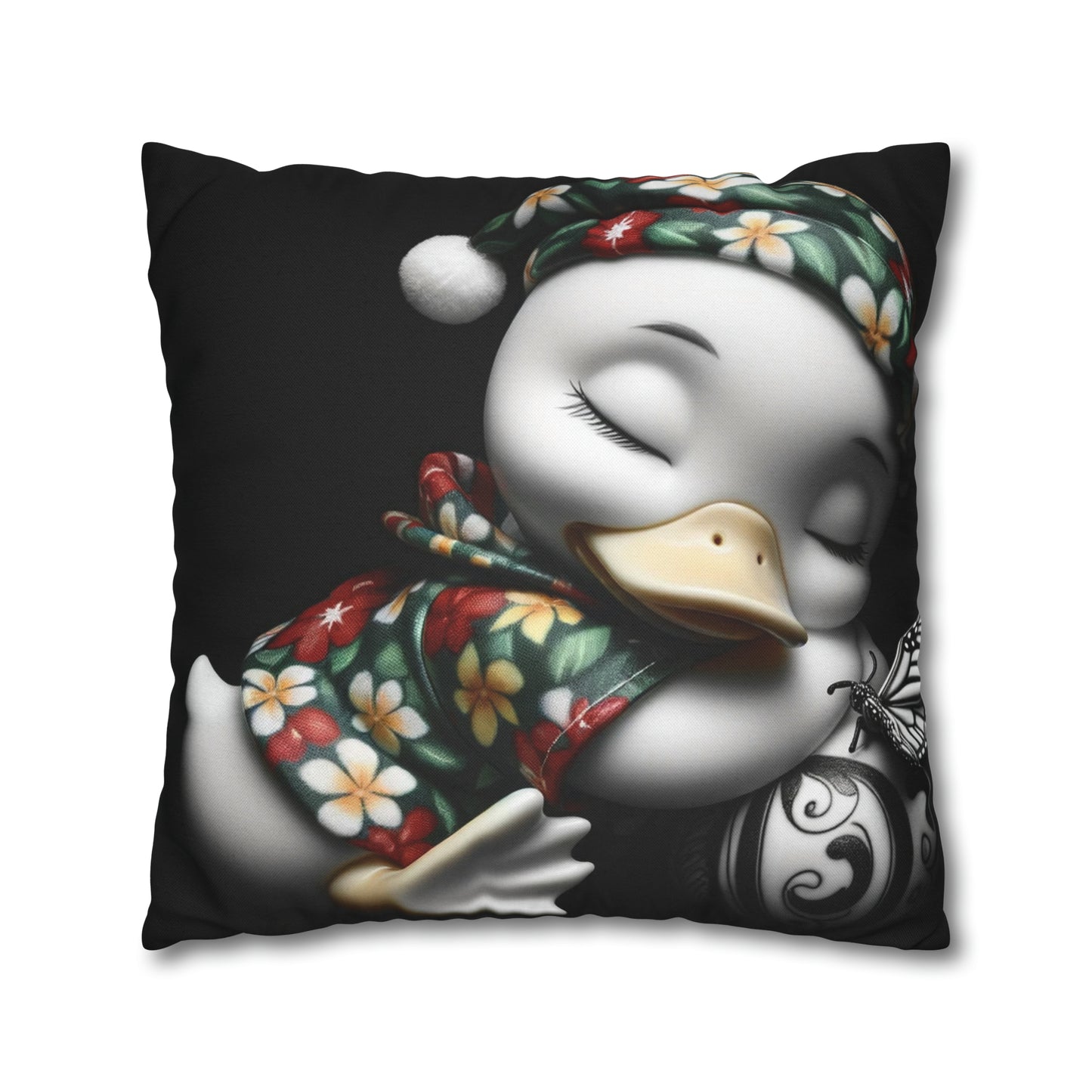 Spun Polyester Square Pillow Case by Duck Society®