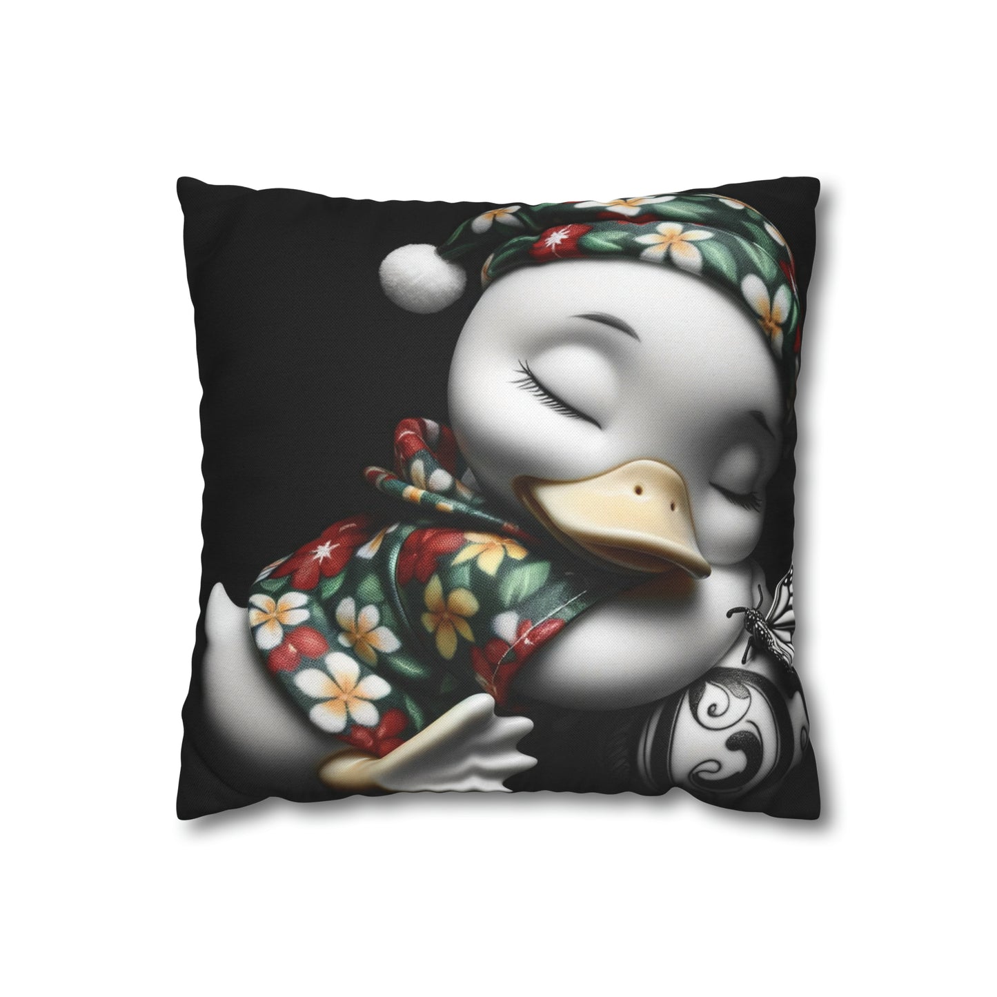 Spun Polyester Square Pillow Case by Duck Society®