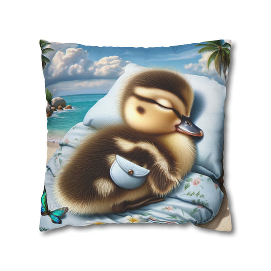 Polyester Square Pillow Case by Duck Society®